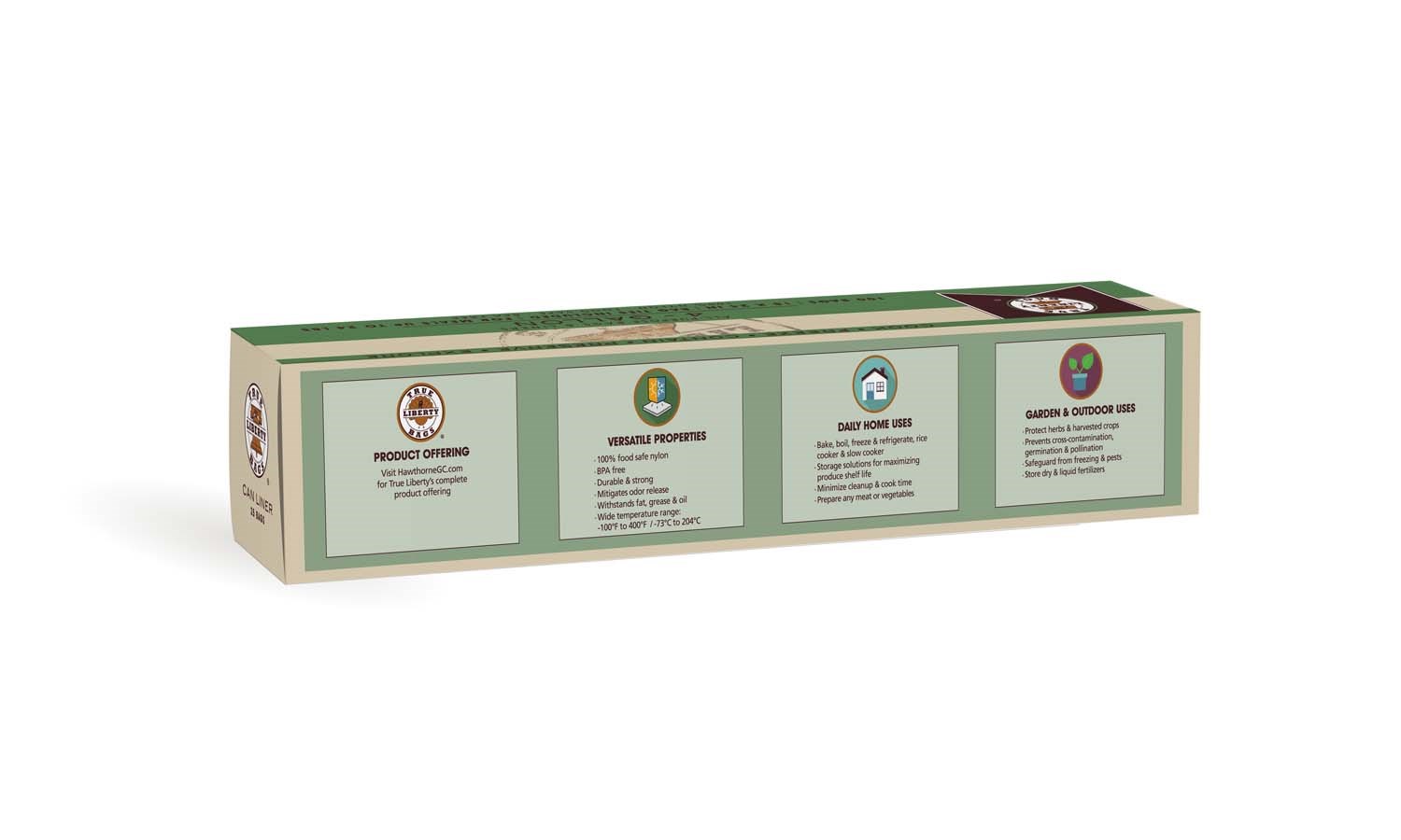 True Liberty 100pk 4gal Bags 18in x 24in — Single Unit - Image 2