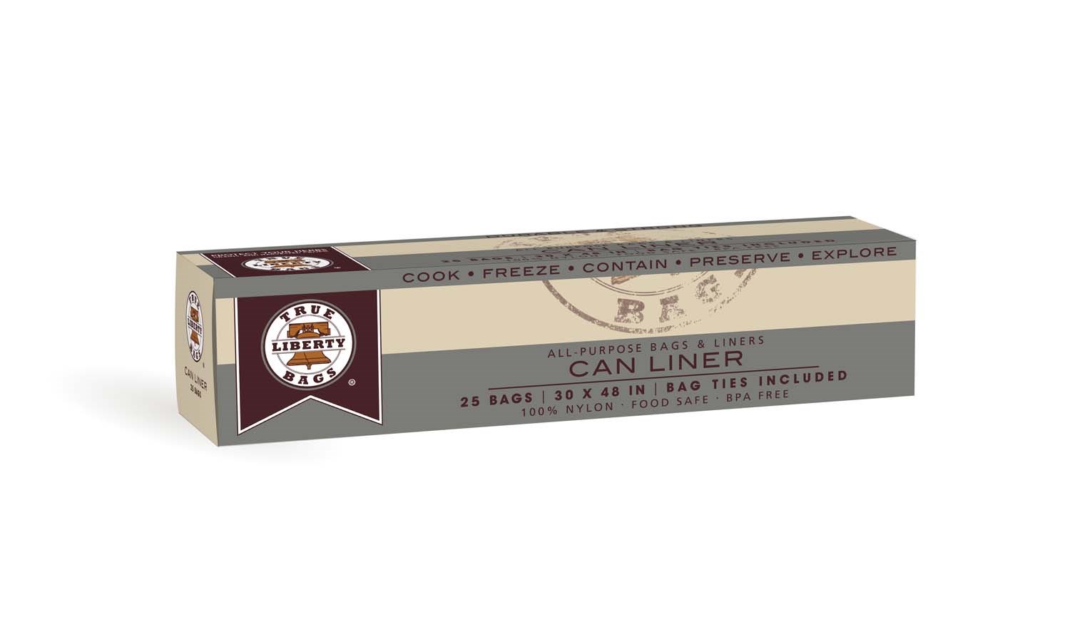 True Liberty 25pk Can Liner 30in x 48in — Single Unit