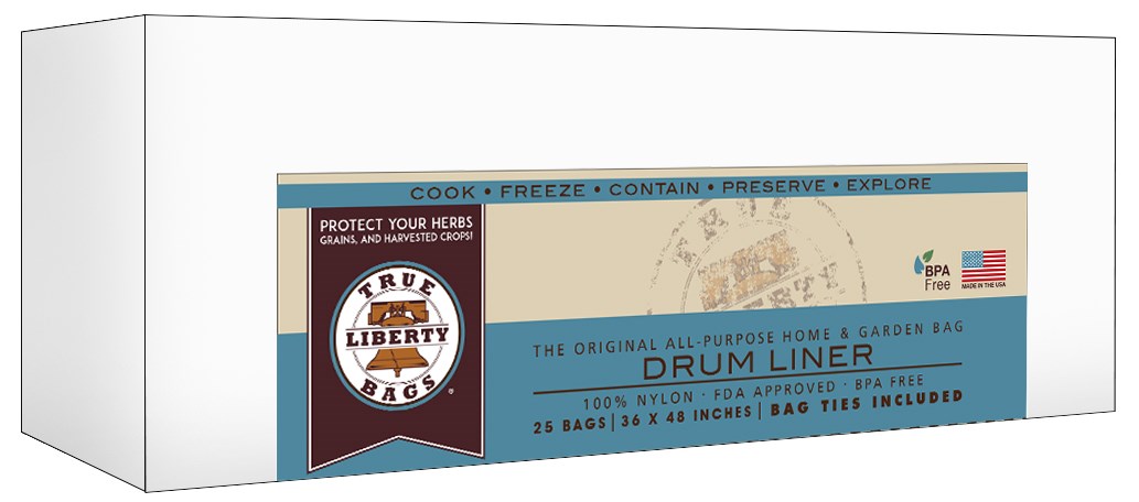 True Liberty 25pk 55gal Drum Liners 36in x 48in — Single Unit
