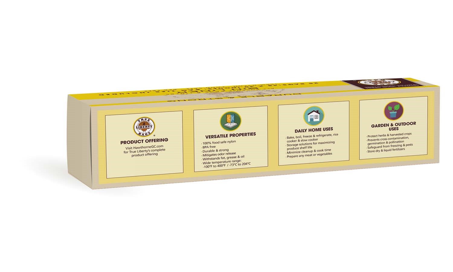 True Liberty 25pk Bin Liners 48in x 30in — Single Unit - Image 2