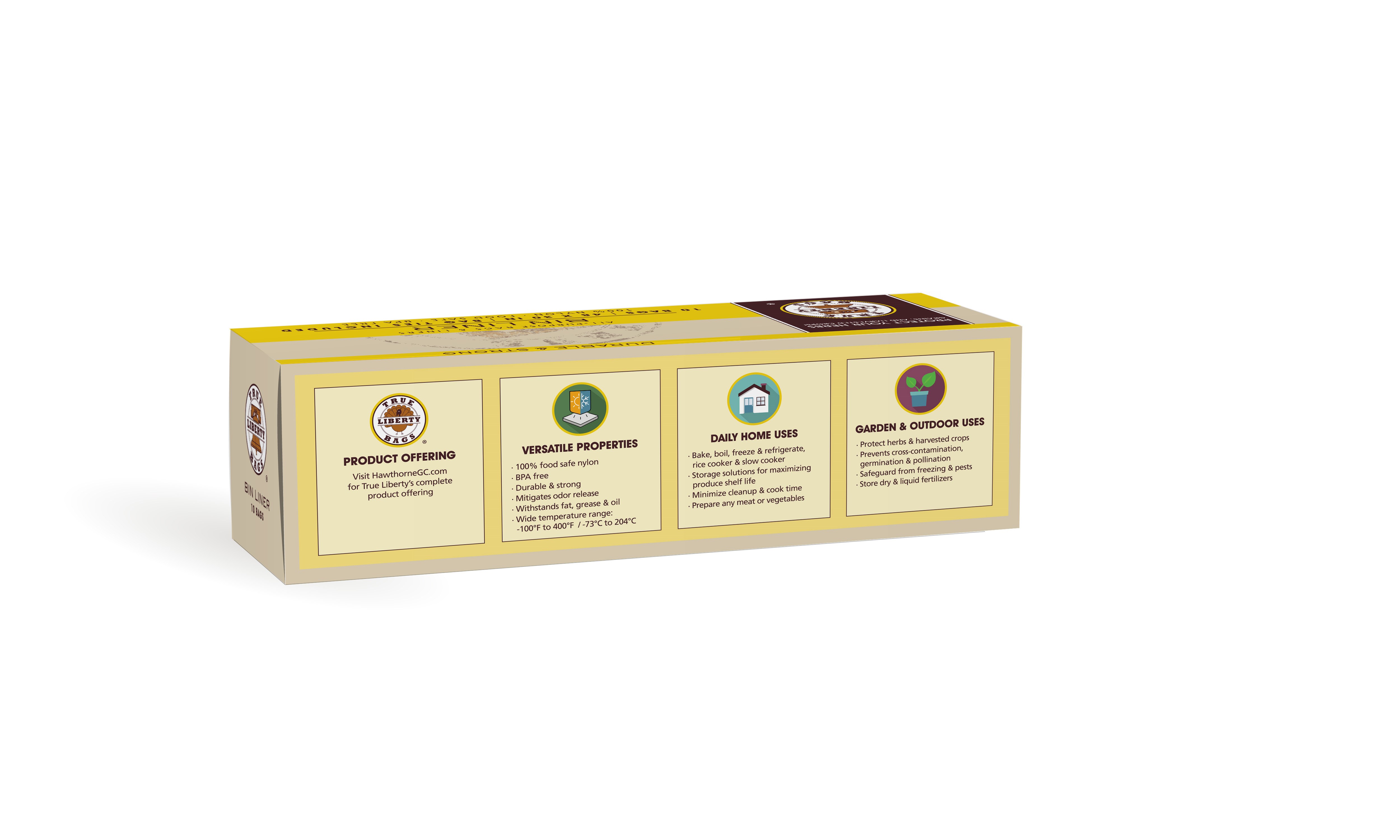 True Liberty 10pk Bin Liners 48in x 30in — Single Unit - Image 2