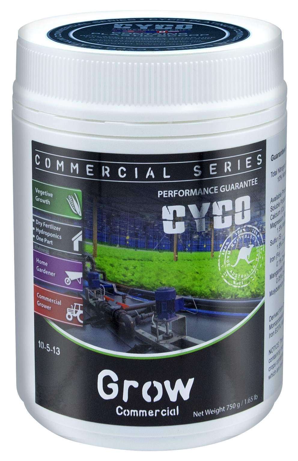 CYCO 750g Commercial Series Grow — Single Unit