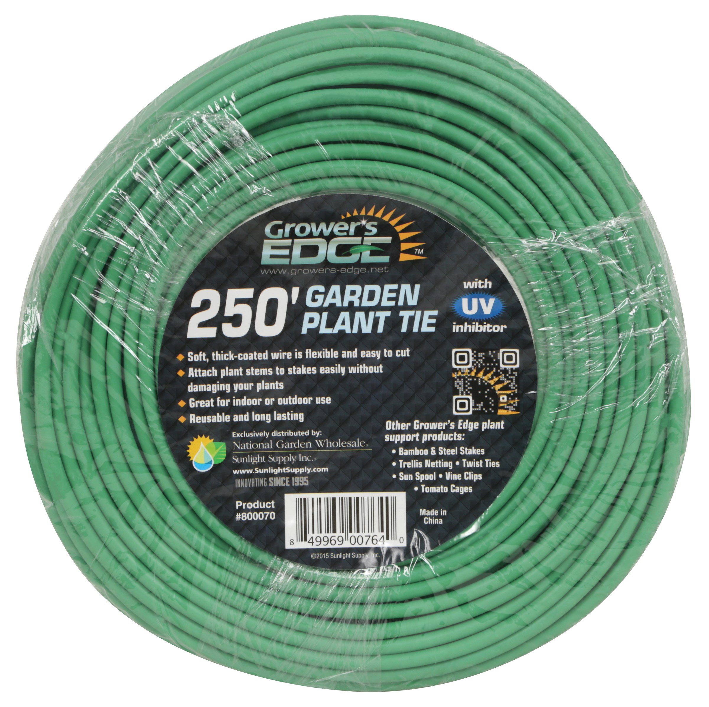 Grower's Edge 250ft 5mm Soft Garden Plant Tie — Single Unit - Image 2