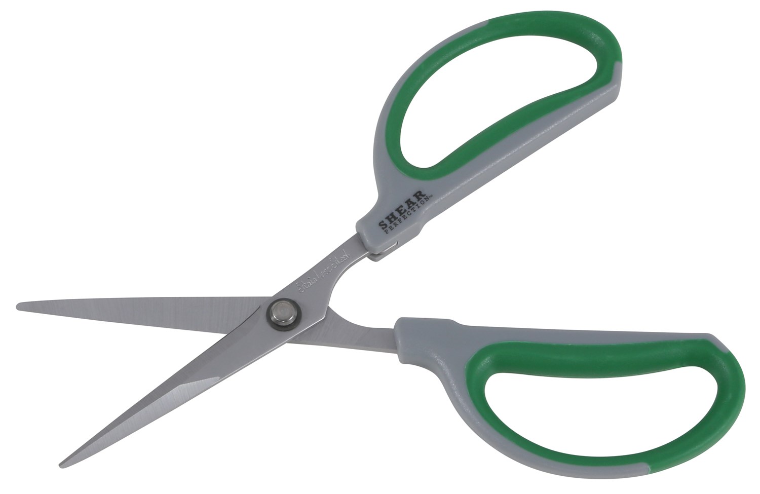 Shear Perfection Platinum Stainless Steel Bonsai Scissors w/2.4in Straight Blades — Single Unit