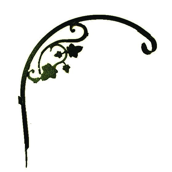 Hookery 16" Green Hanger With Scroll — priced per each; minimum 6; multiples of 6