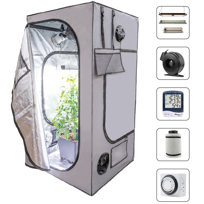 Hort2O 3'x3'x5'11" Grow Tent Kit