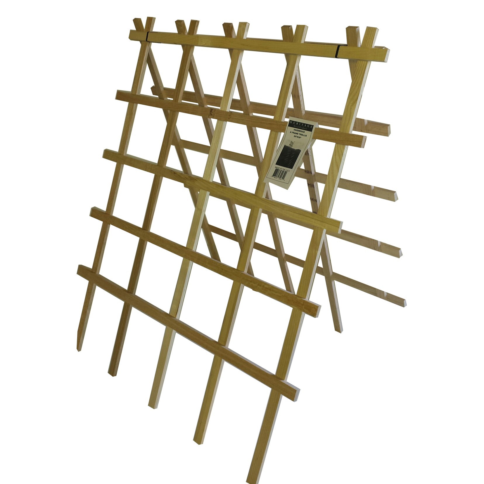 Heritage Wood 30"x36" A Frame Trellis — priced per each; minimum 3; multiples of 3