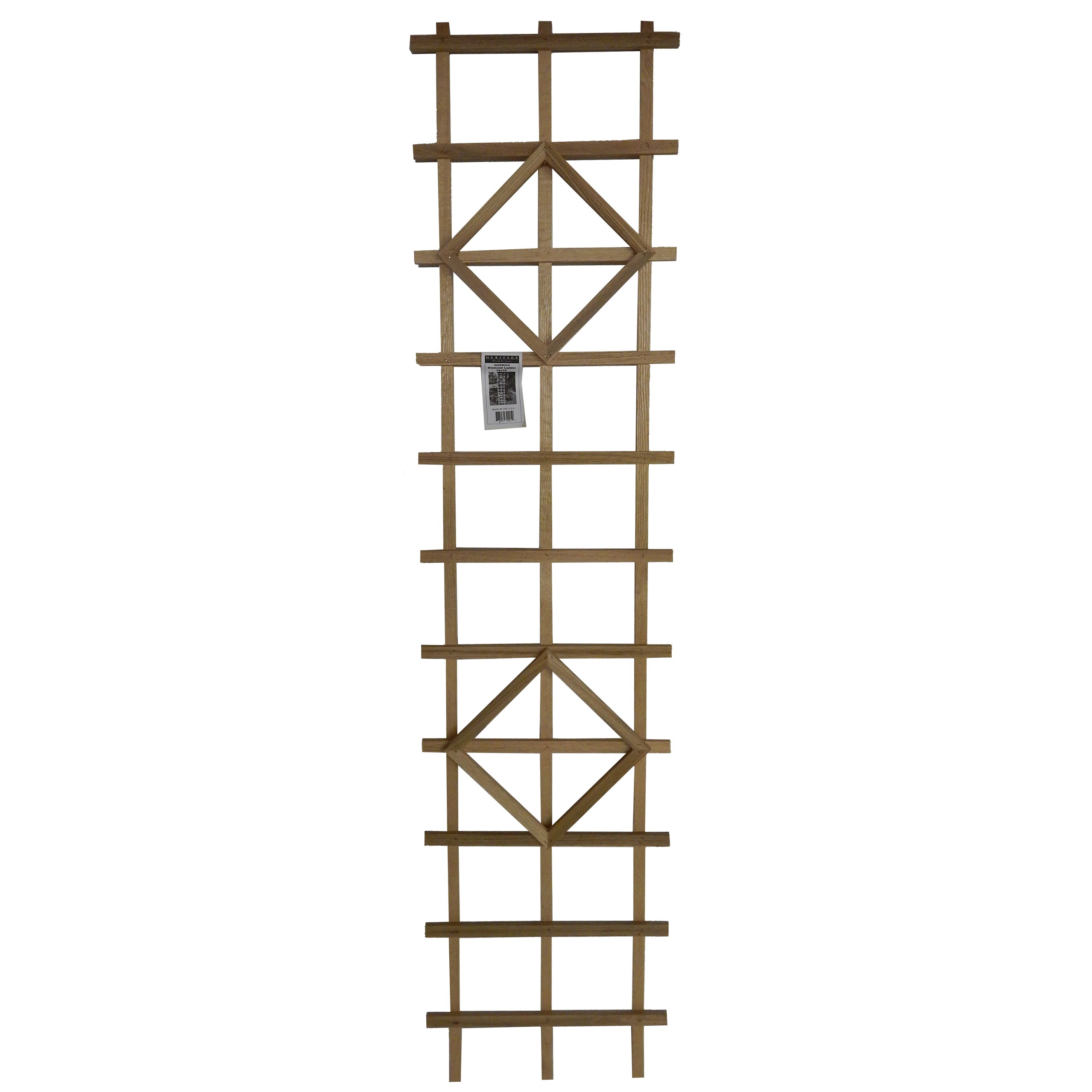 Heritage Wood 18"x72" Diamond Ladder Trellis — priced per each; minimum 6; multiples of 6