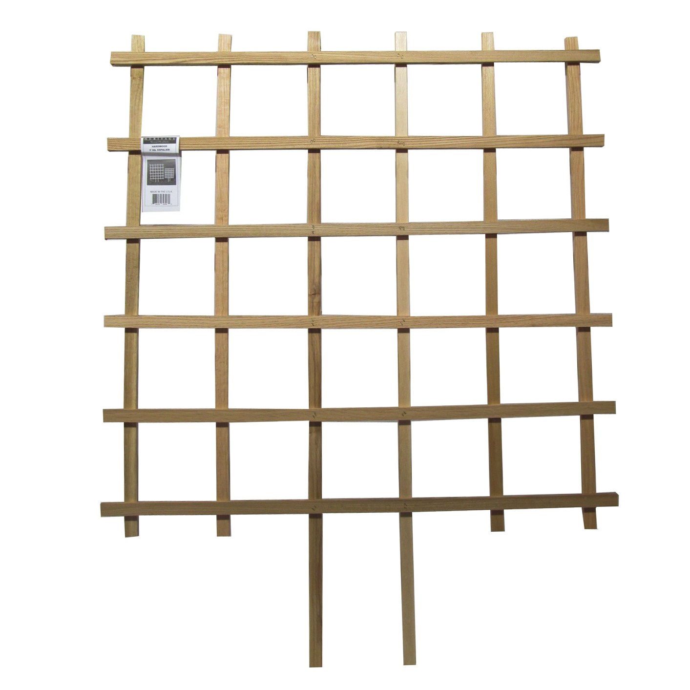 Heritage Wood 36"x36"x4' Staked Square Espalier — priced per each; minimum 6; multiples of 6