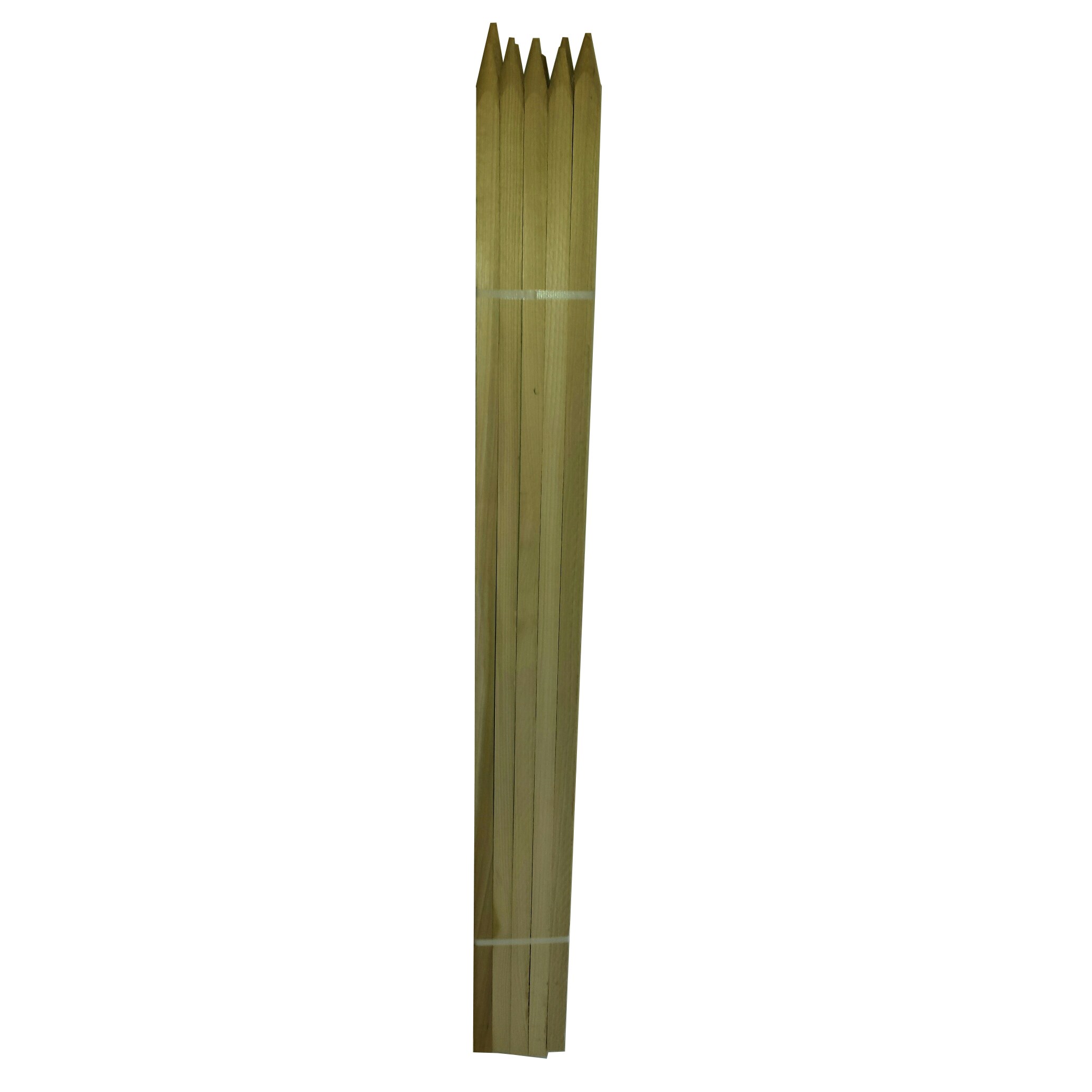 Heritage Wood 1x1x4 Hardwood Stake — priced per each; minimum 25; multiples of 25