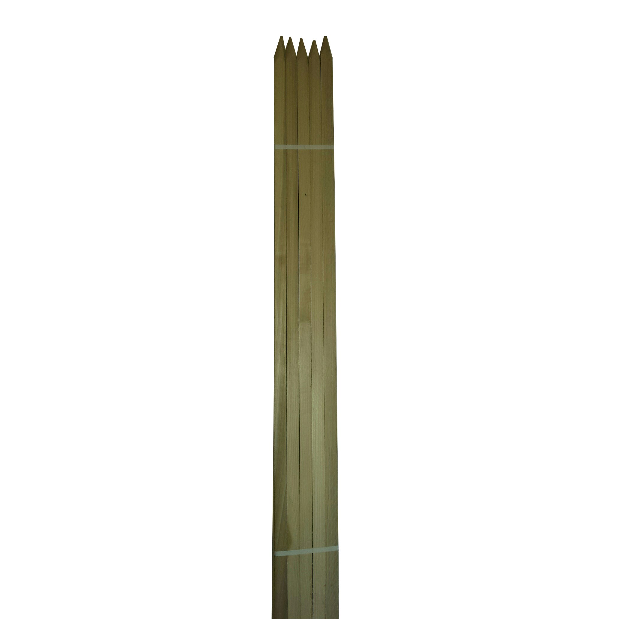 Heritage Wood 1X1X5 Hardwood Stake — priced per each; minimum 25; multiples of 25