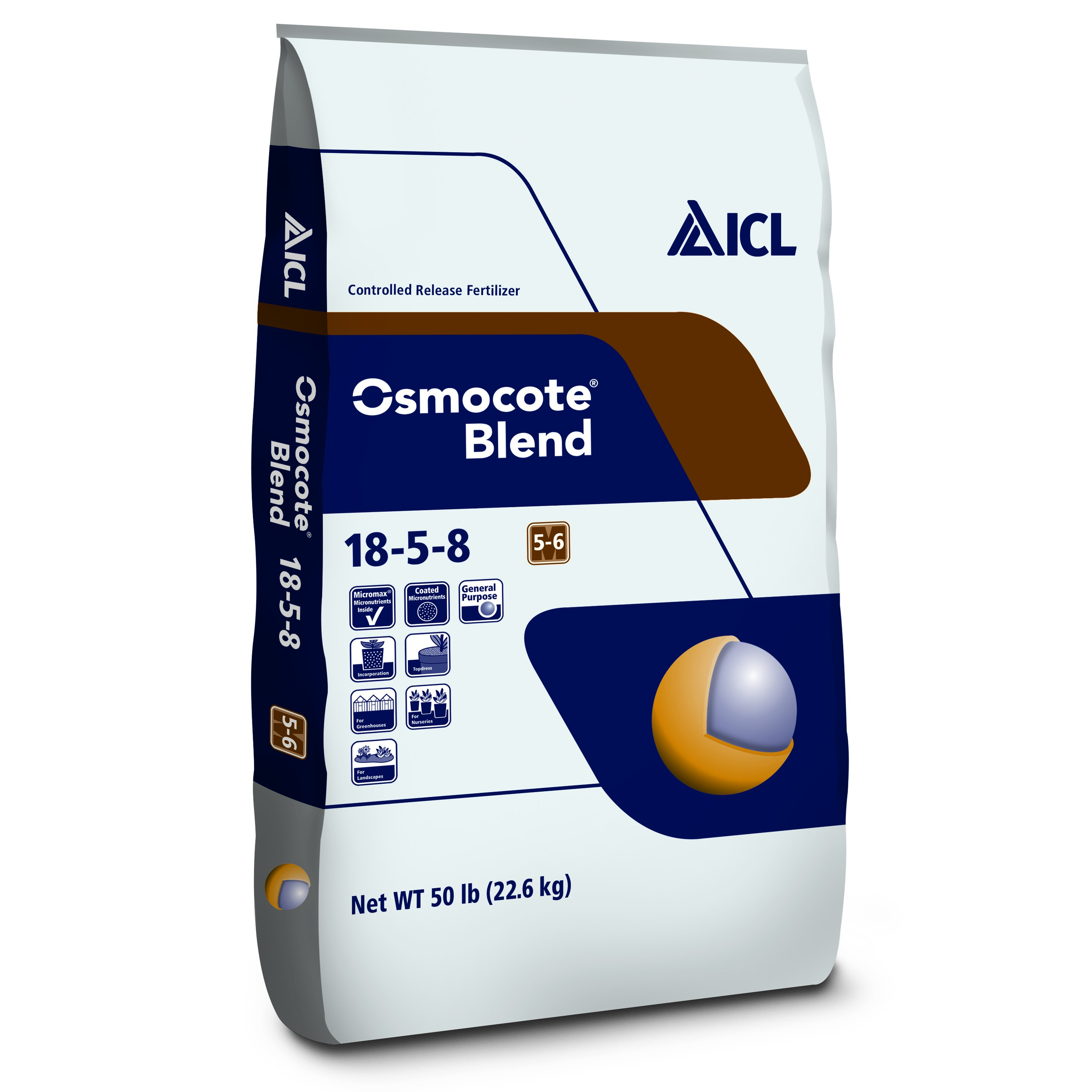Osmocote Blend 18-5-8 5-6M 50Lb — Single Unit