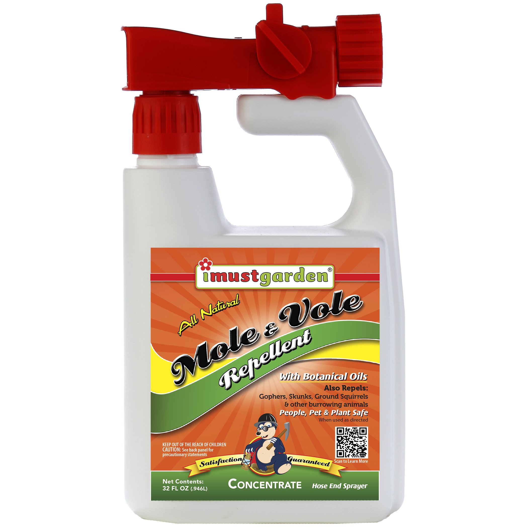 IMG 32oz Mole & Vole Repellent Ready to Spray — priced per each; minimum 12; multiples of 12