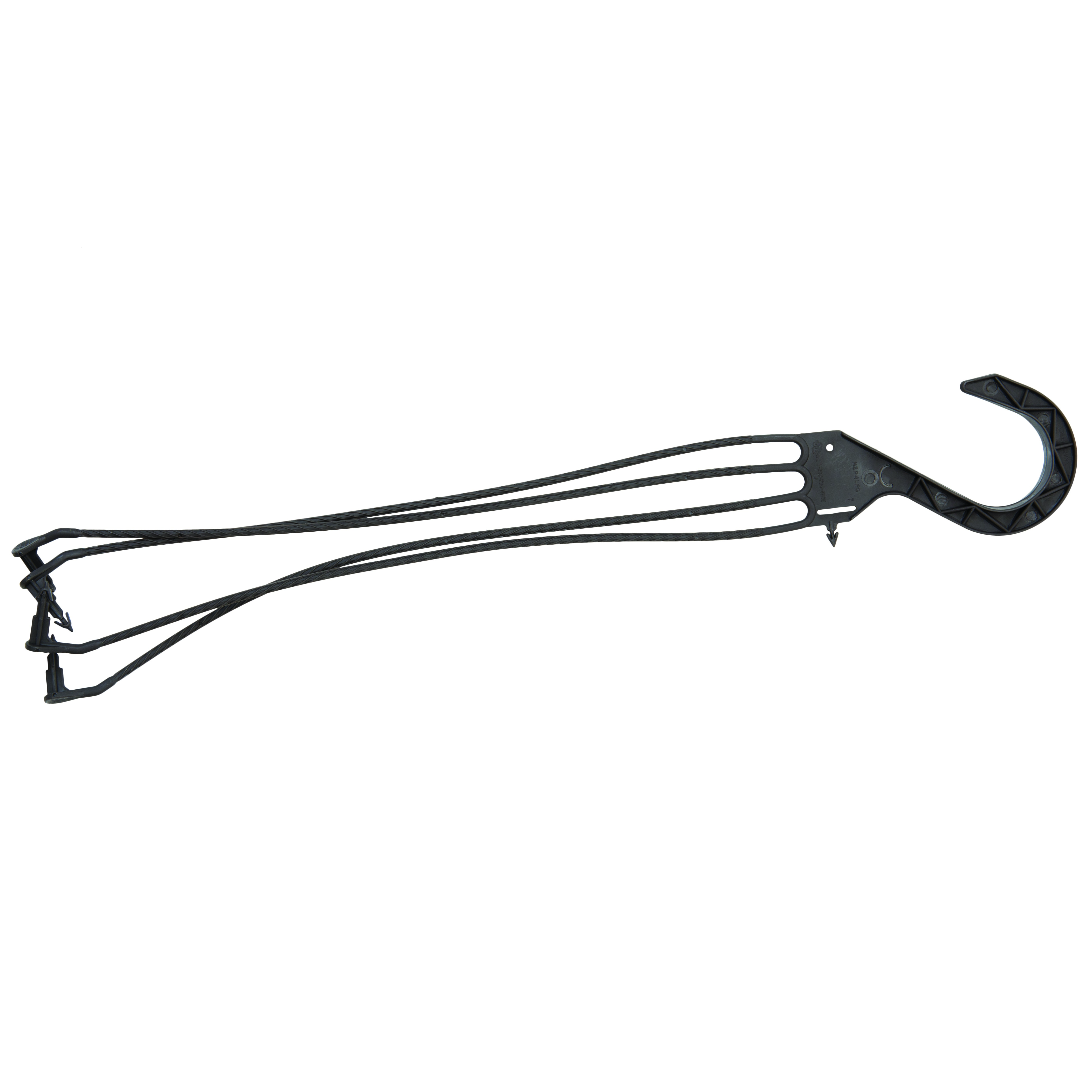 ITML 4-STRAND PLASTIC FIBERGROW HANGER BROWN W TAG BARB 24/BG