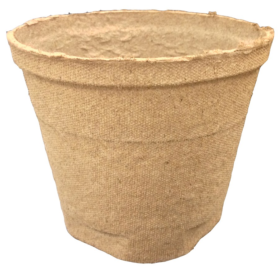 Jiffy 6in Round Pots — Case of 198