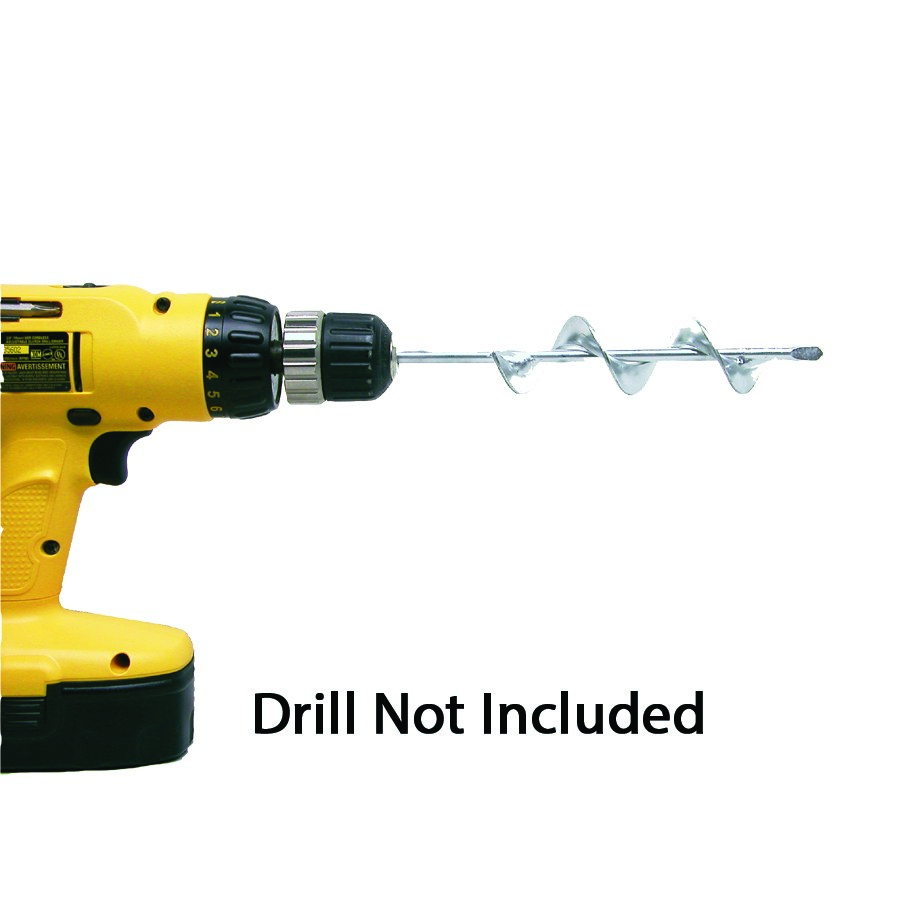 Jisco 9" Bulb Planter Auger 1-9/16" Hole Diameter — priced per each; minimum 4; multiples of 4