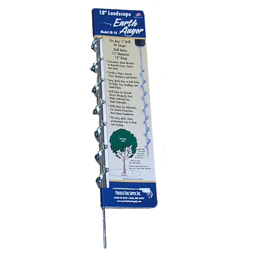 Jisco 18" Earth Auger 1-1/4" Hole Diameter — priced per each; minimum 4; multiples of 4