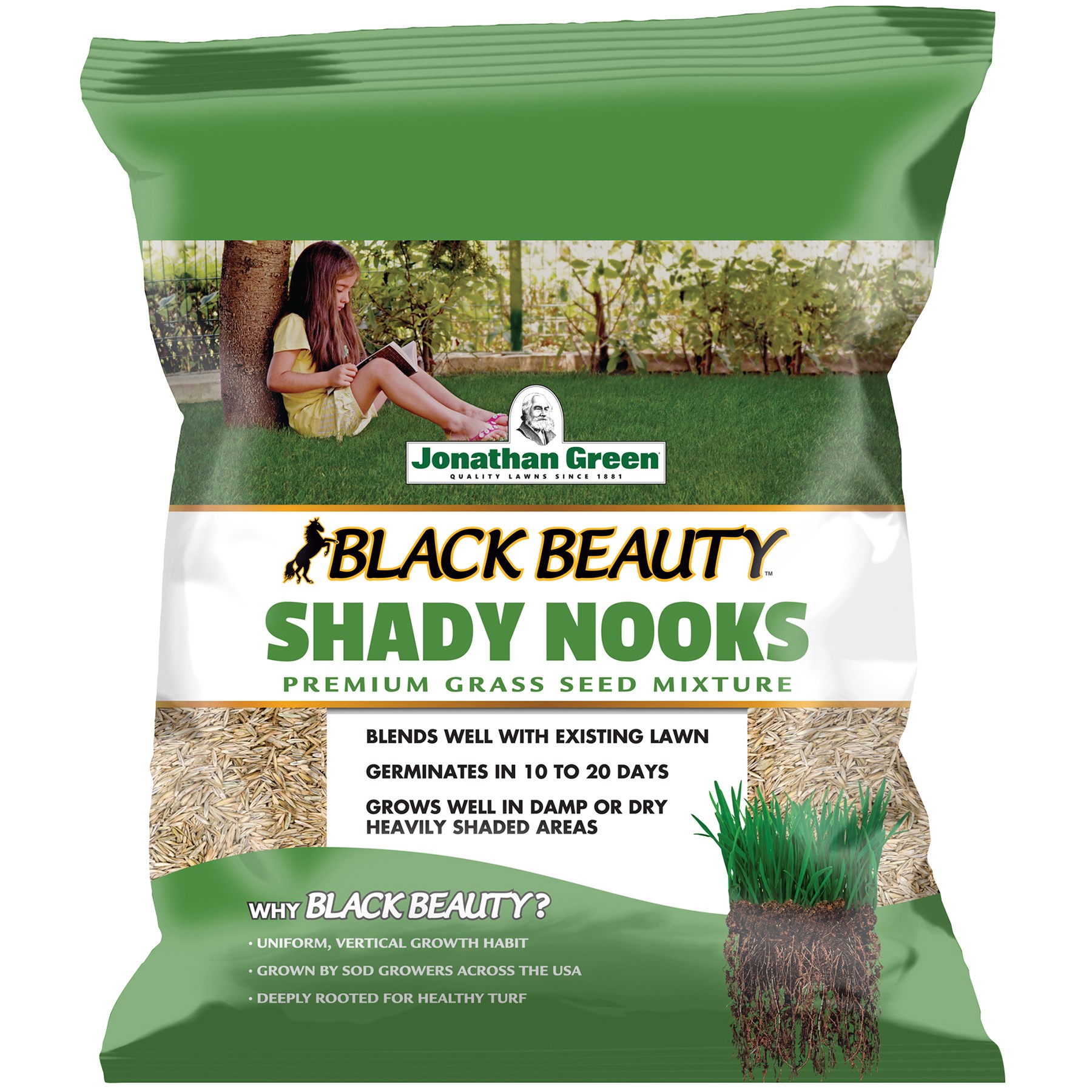 Jonathan Green 7# Black Beauty Shady Nooks — priced per each; minimum 7; multiples of 7