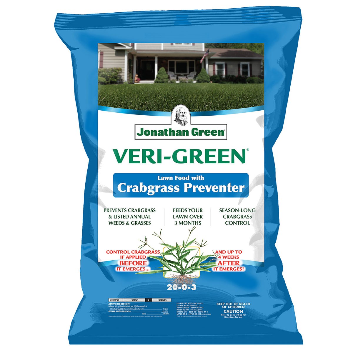 Jonathan Green 15M Veri-Green + Crabgrass Preventer