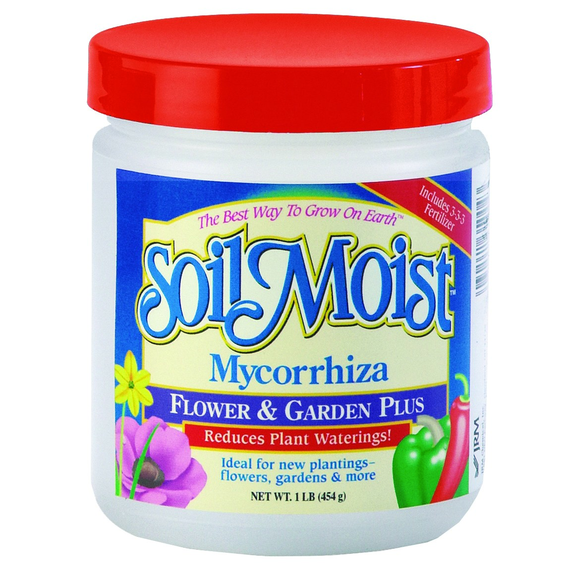 JRM 1# Soil Moist Flower & Garden Plus Mycorrhiza w/ Fertilizer 3-3-3