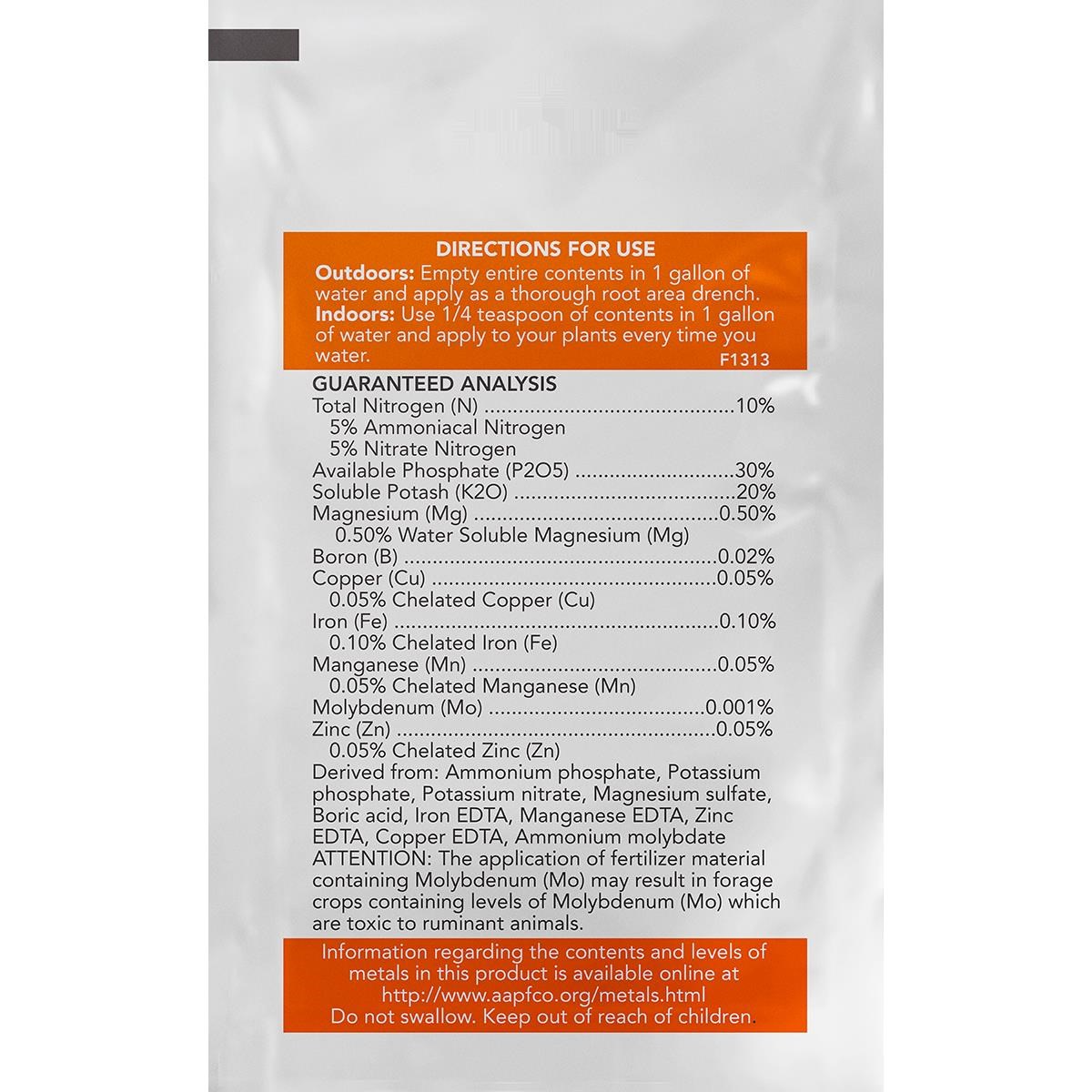 Jacks Classic 350ct Pack Blossom Boost 10-30-20 Samples - Image 2