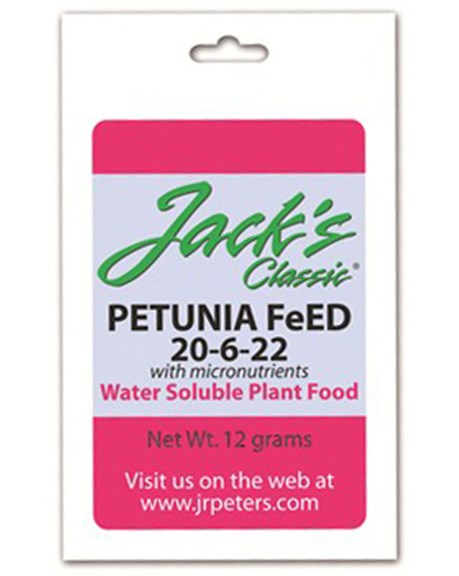 Jacks Classic 350ct Pack Petunia 20-6-22 Samples