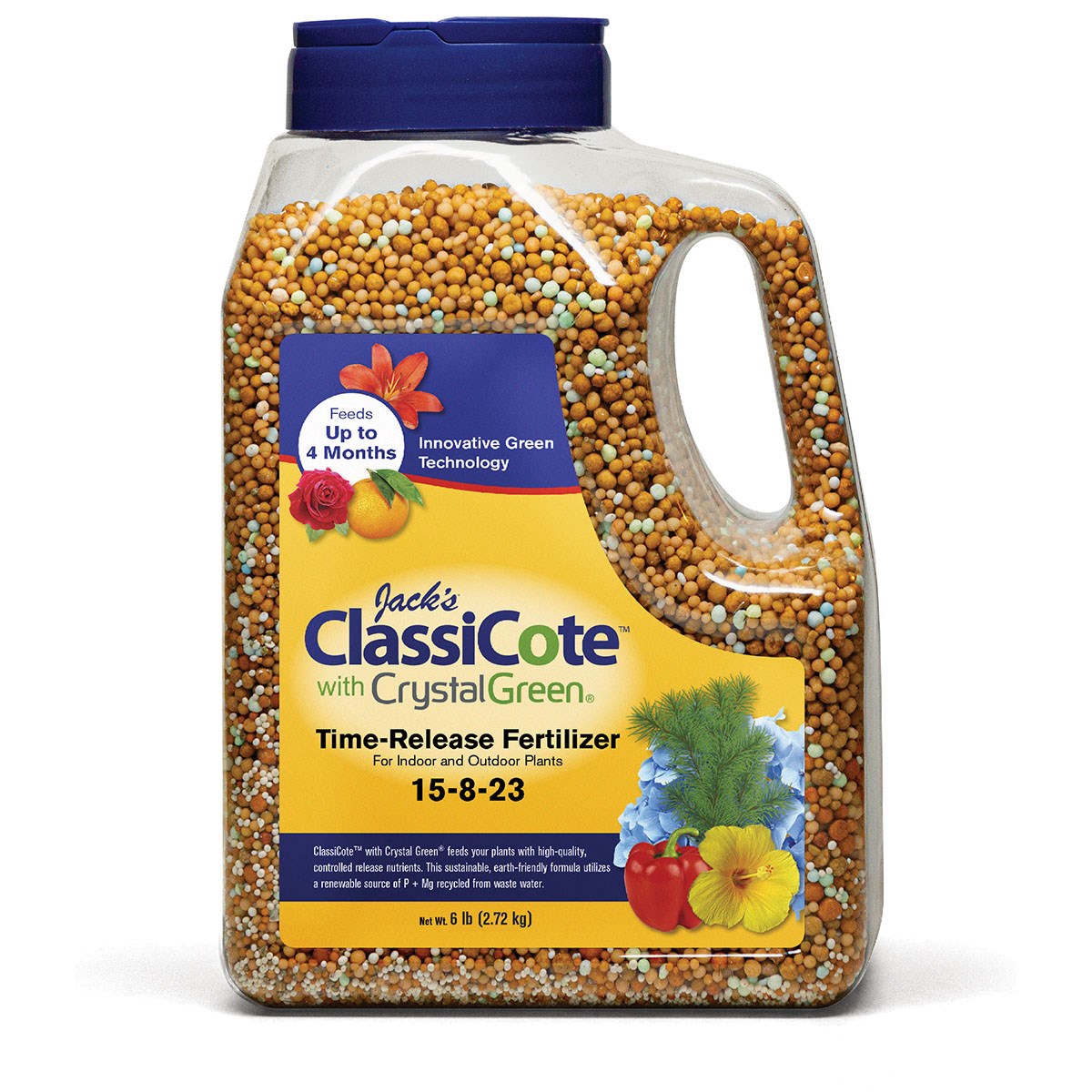 Jacks ClassicCote 6# 15-8-23 Shaker Jar — priced per each; minimum 4; multiples of 4