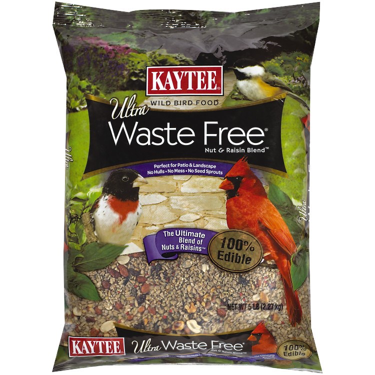 Kaytee 5# Waste Free Nut & Raisin Blend — priced per each; minimum 6; multiples of 6