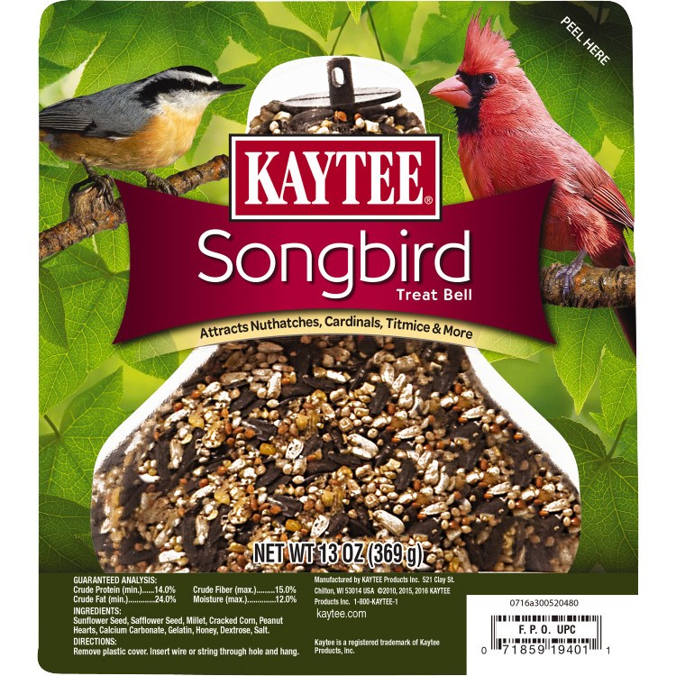 Kaytee 13oz Songbird Blend — priced per each; minimum 6; multiples of 6