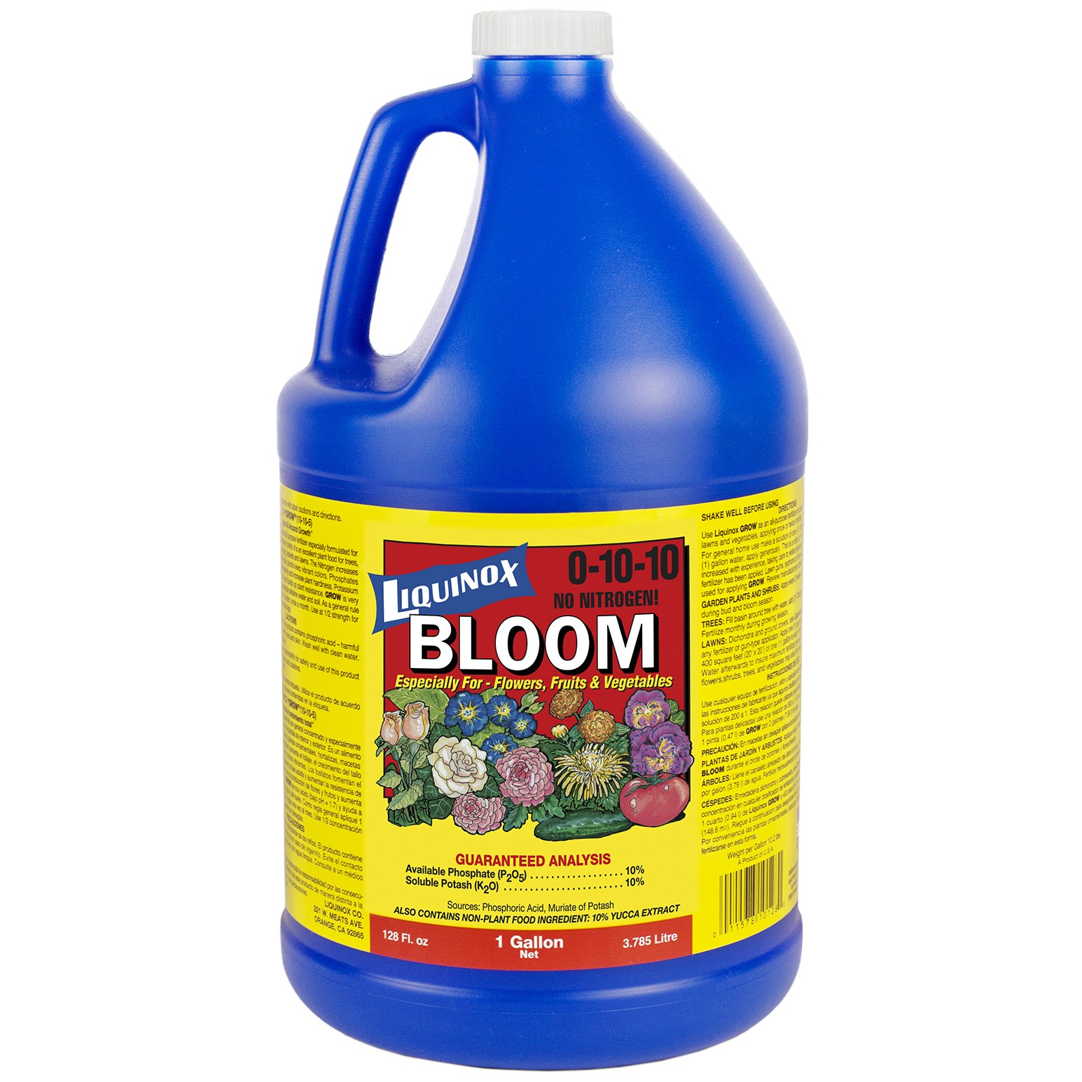Liquinox 1gal Bloom — priced per each; minimum 4; multiples of 4