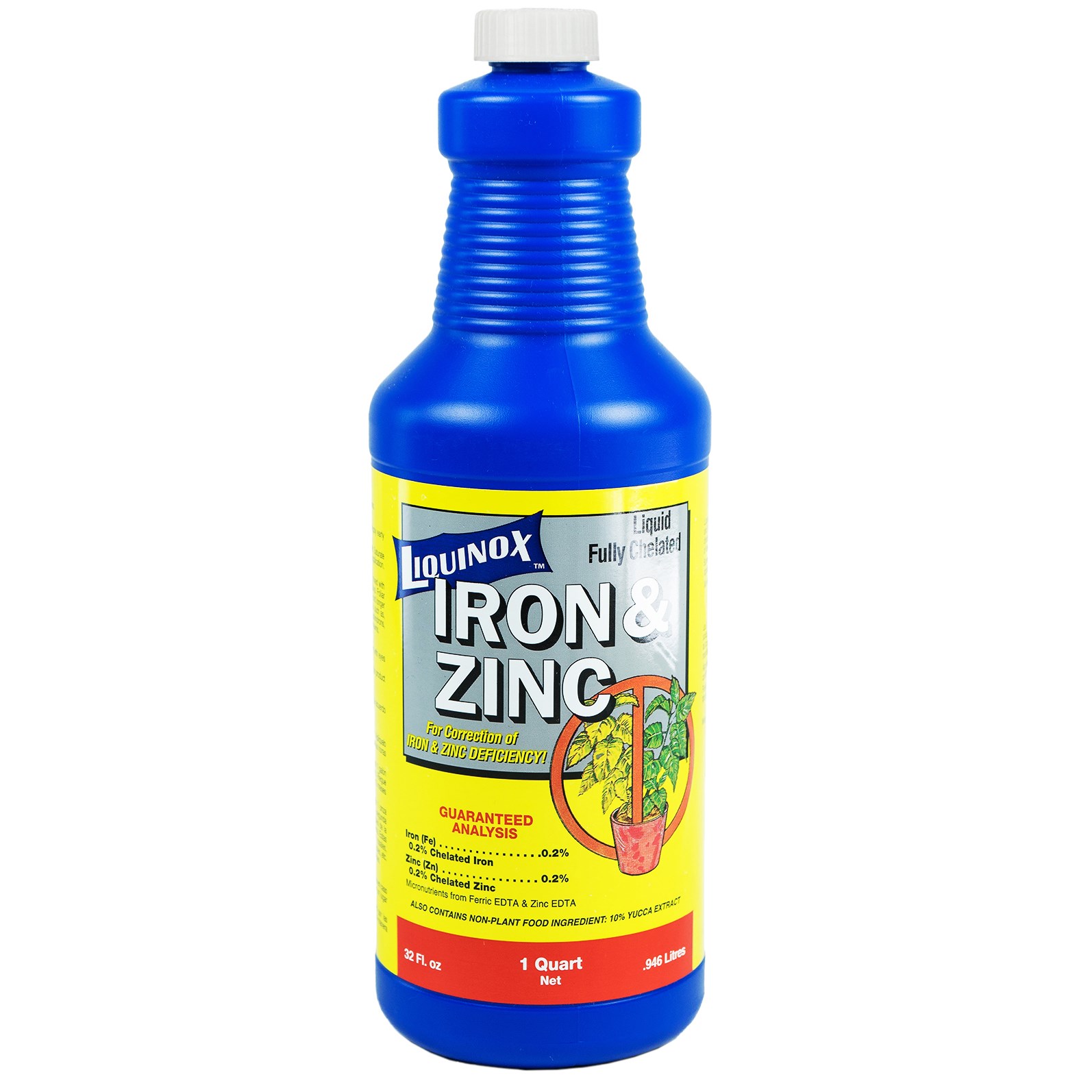 Liquinox Qt Iron & Zinc — priced per each; minimum 12; multiples of 12