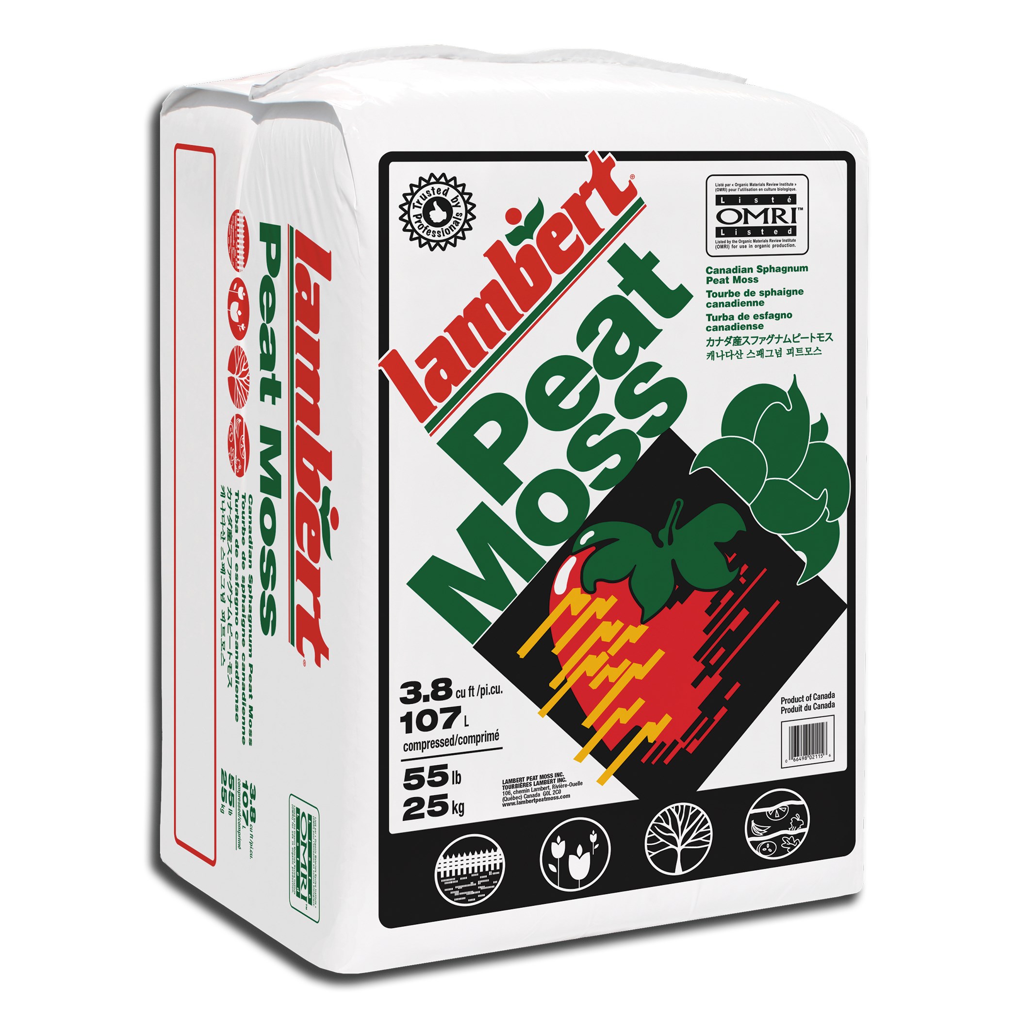 Lambert 3.8cf Peat Moss — Single Unit
