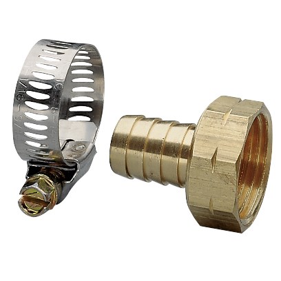 Nelson 3/4" Female Brass Worm Gear Hose Repair — priced per each; minimum 10; multiples of 10
