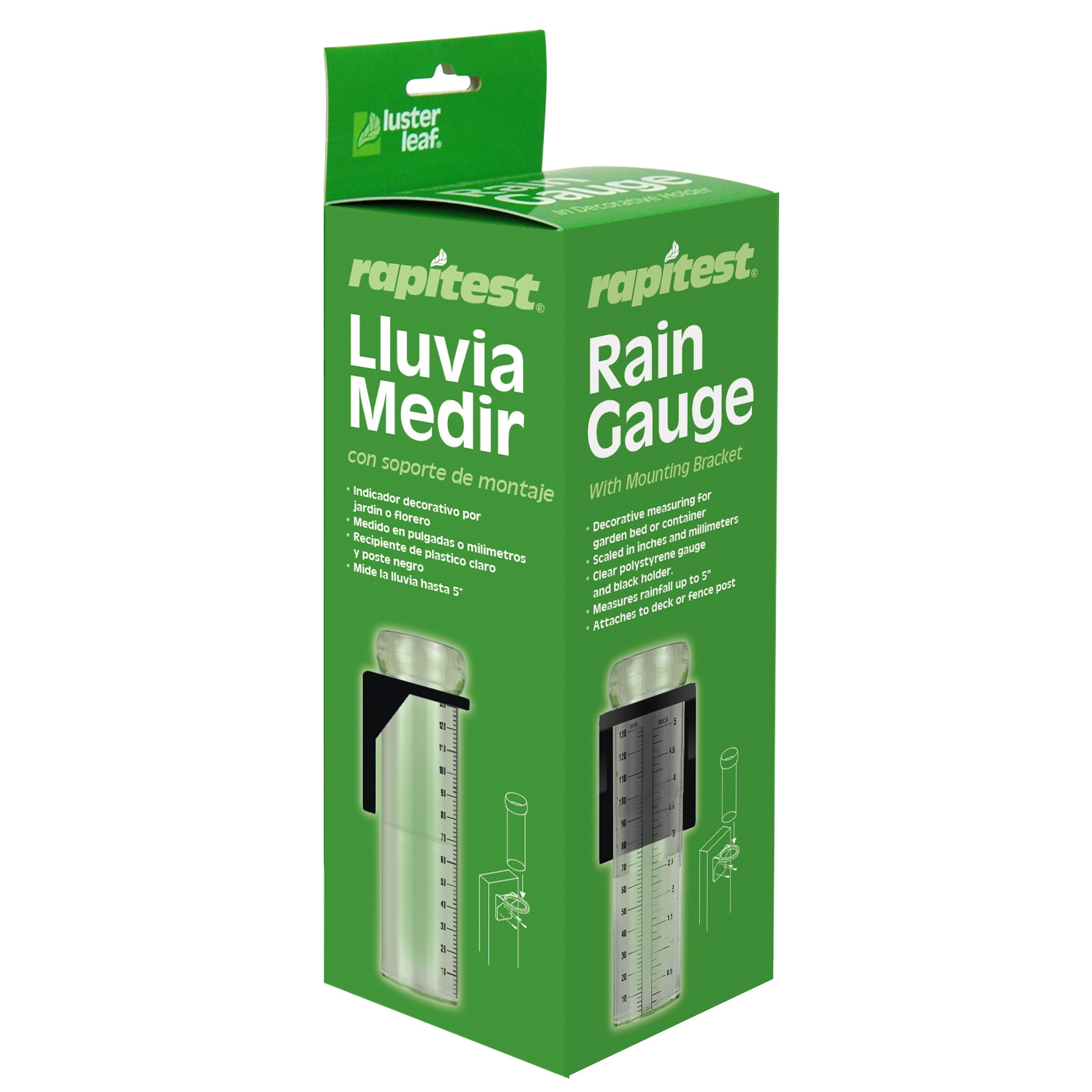 Luster Leaf Rain Gauge W/Bracket — priced per each; minimum 6; multiples of 6