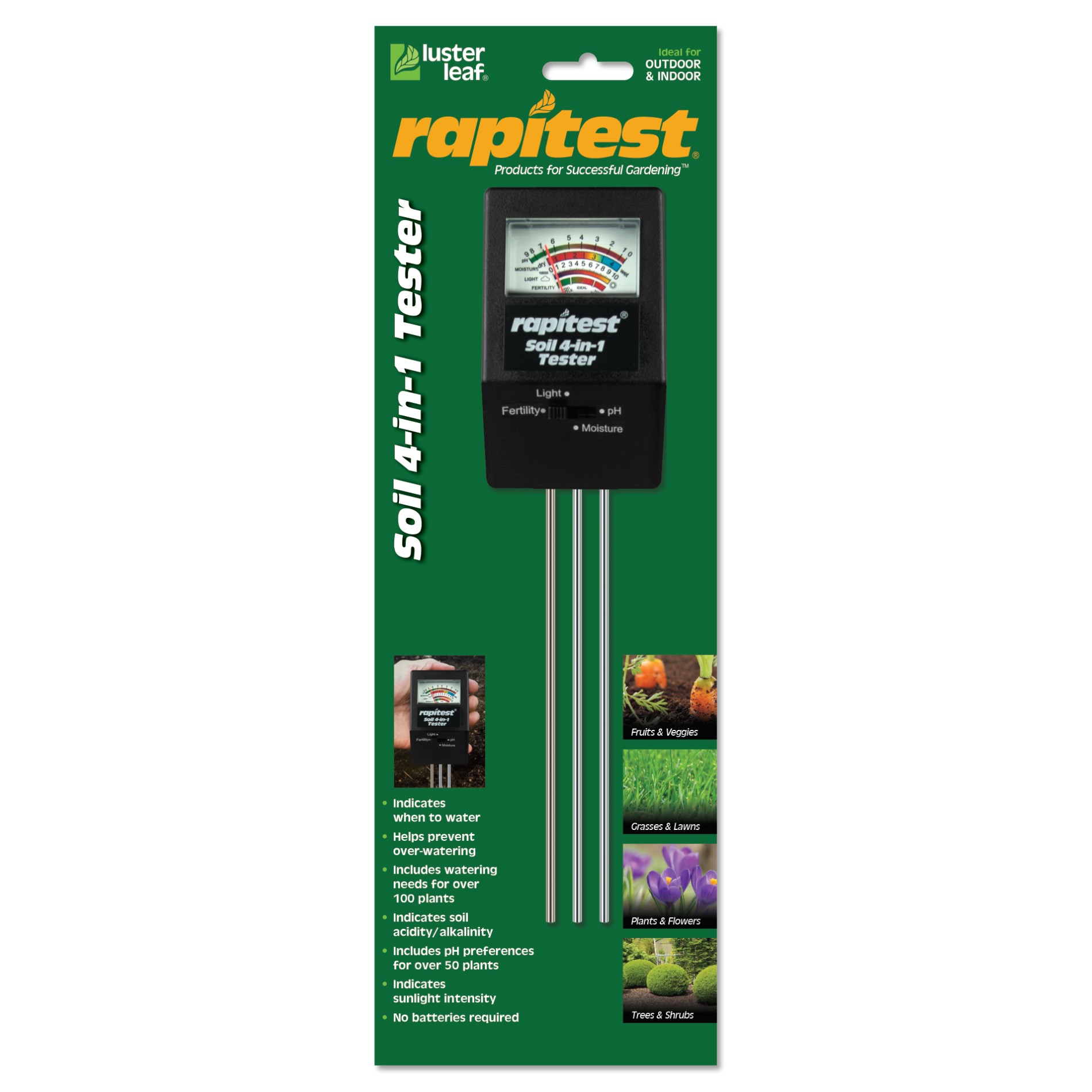 Luster Leaf Rapitest 4 In 1 Tester — priced per each; minimum 6; multiples of 6