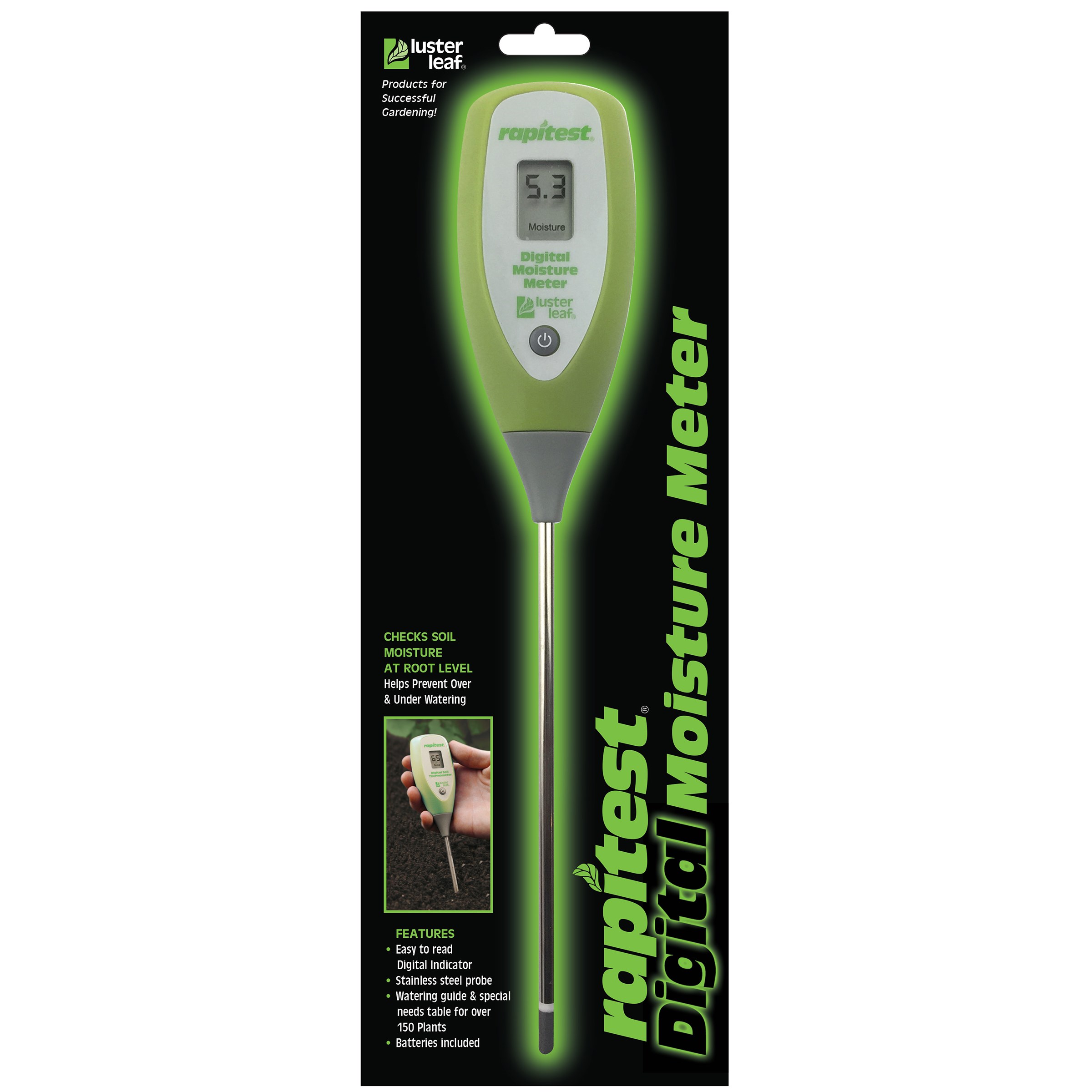 Luster Leaf Digital Moisture Meter — priced per each; minimum 6; multiples of 6
