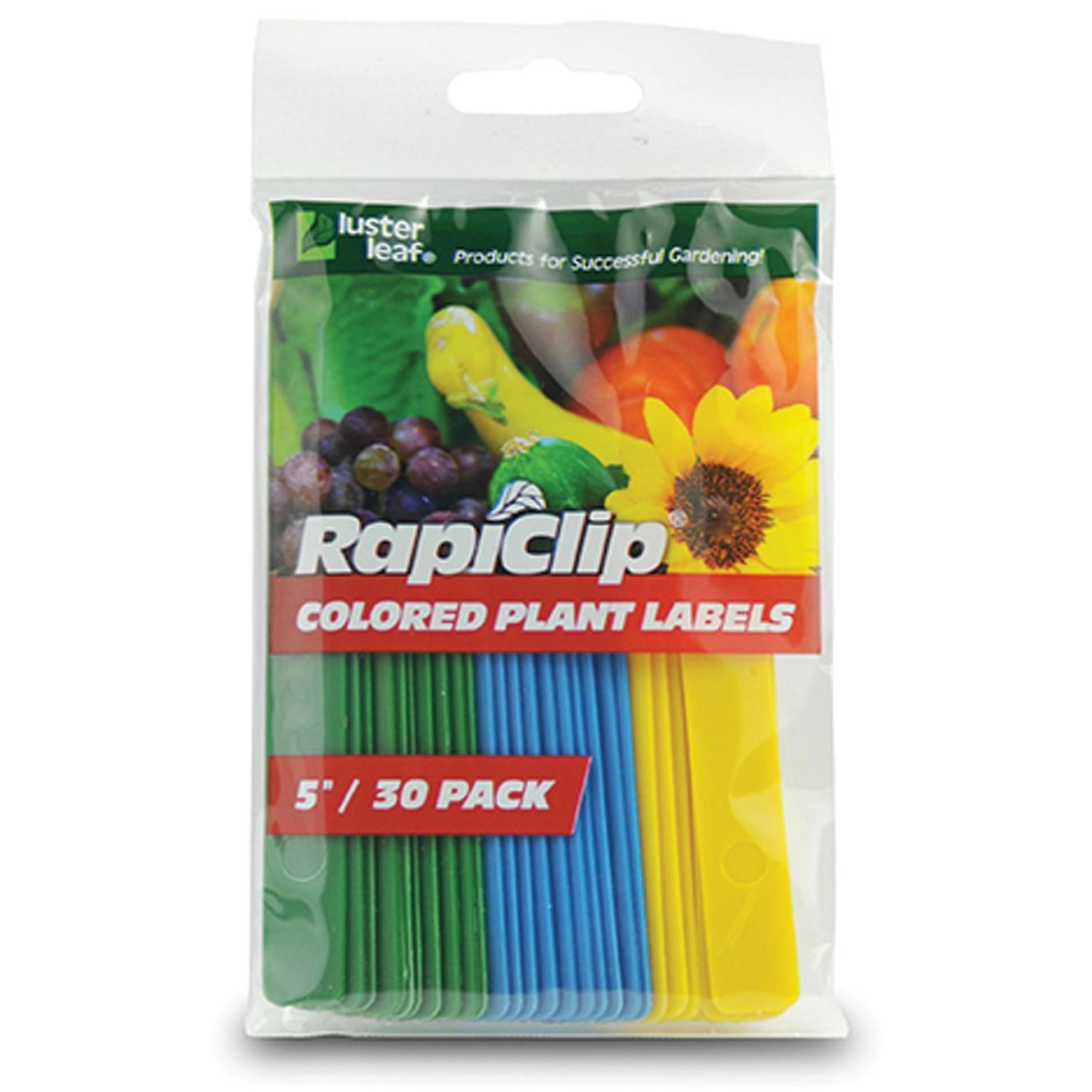 Luster Leaf 30pk 5" Colored Plant Labels