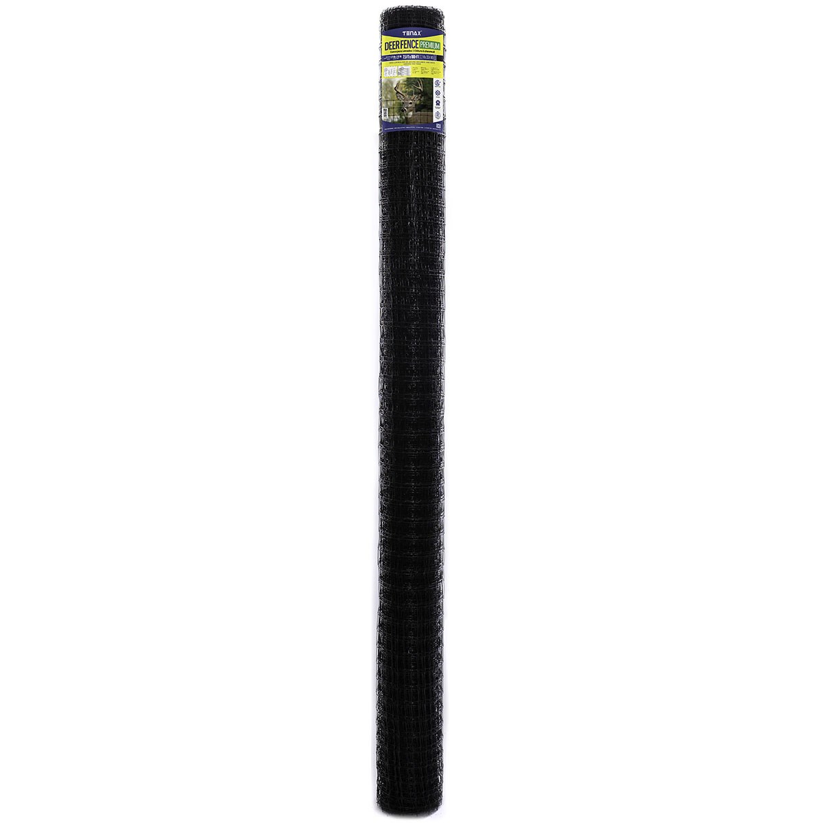 Tenax 7.5'x100' Premium Deer Fence Black 1.77"x1.97" Mesh