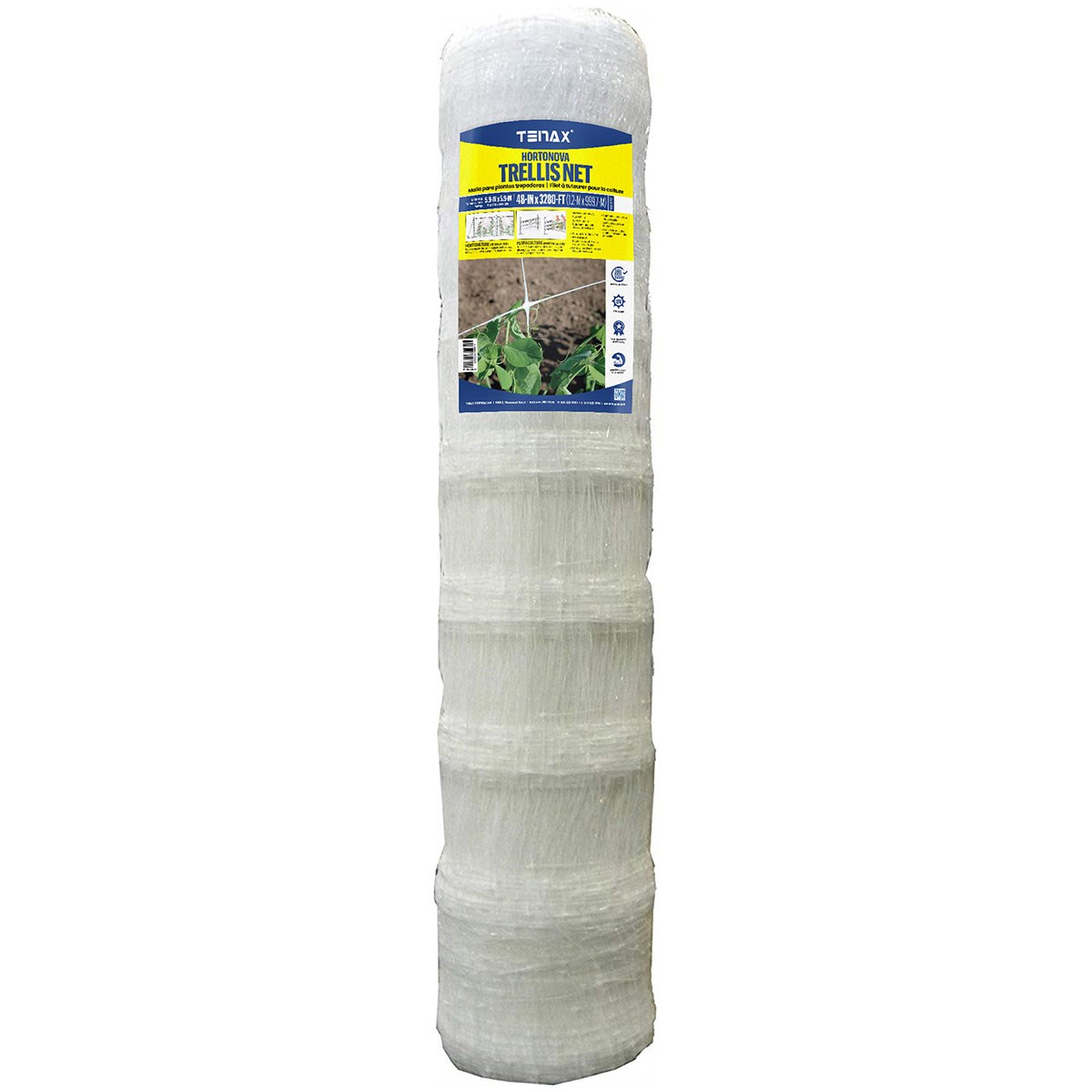 Tenax 48"x3280' Plant Trellis Net Hortonova