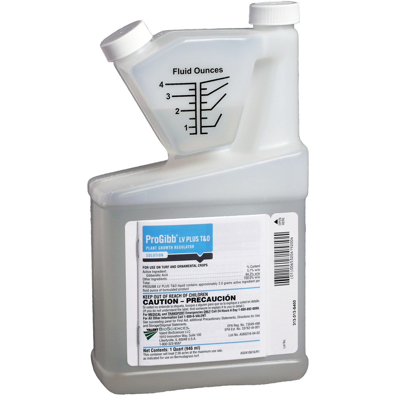 ProGibb LV Plus T&O 1Qt OMRI Plant growth regulator ( Gibberellic acid ) — Single Unit