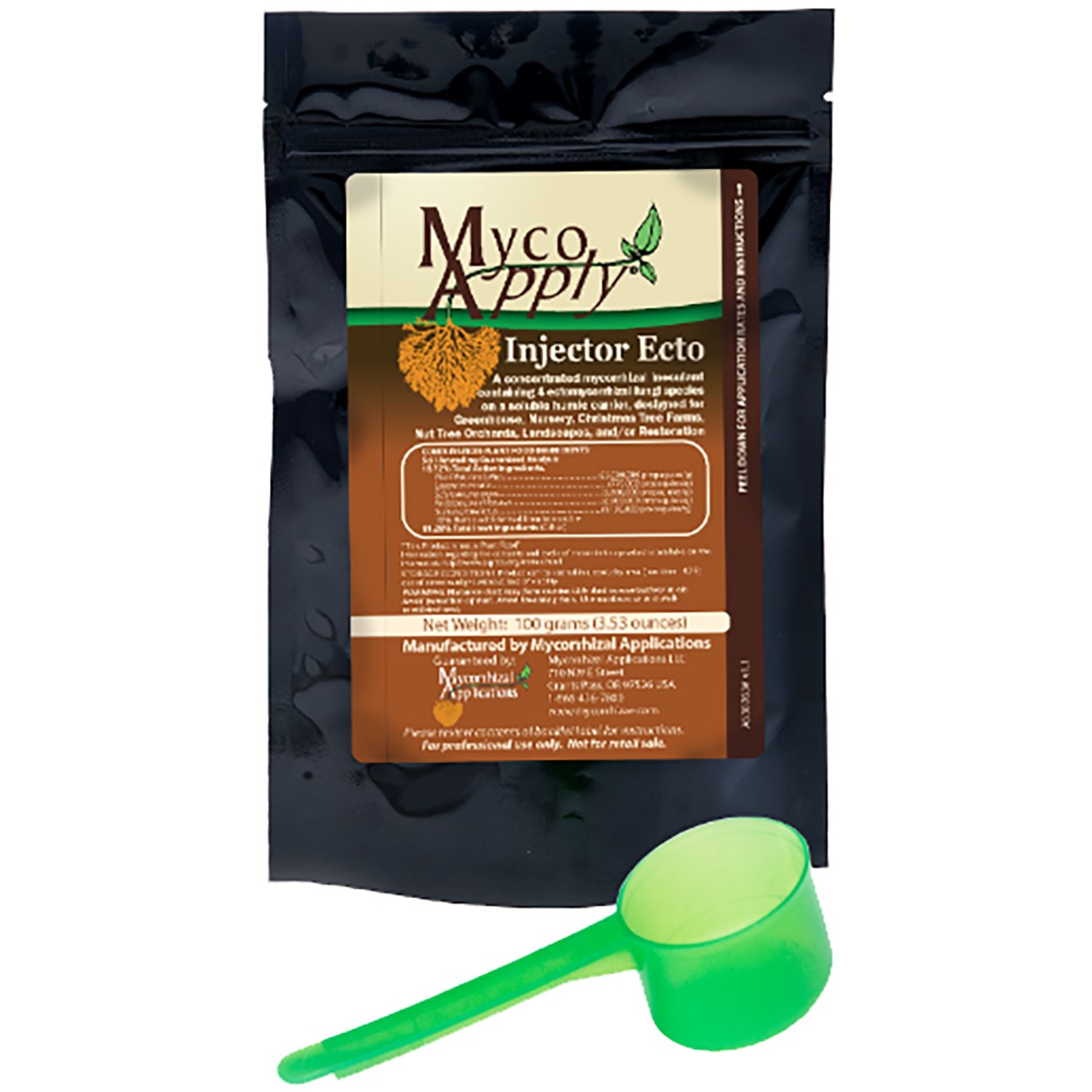 MycoApply Injector Ecto 100 gram ( Ectomycorrhizae ) — Single Unit