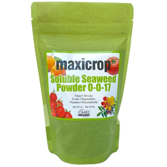 Maxicrop 10.7oz Soluble Seaweed Powder 0-0-17 — priced per each; minimum 12; multiples of 12