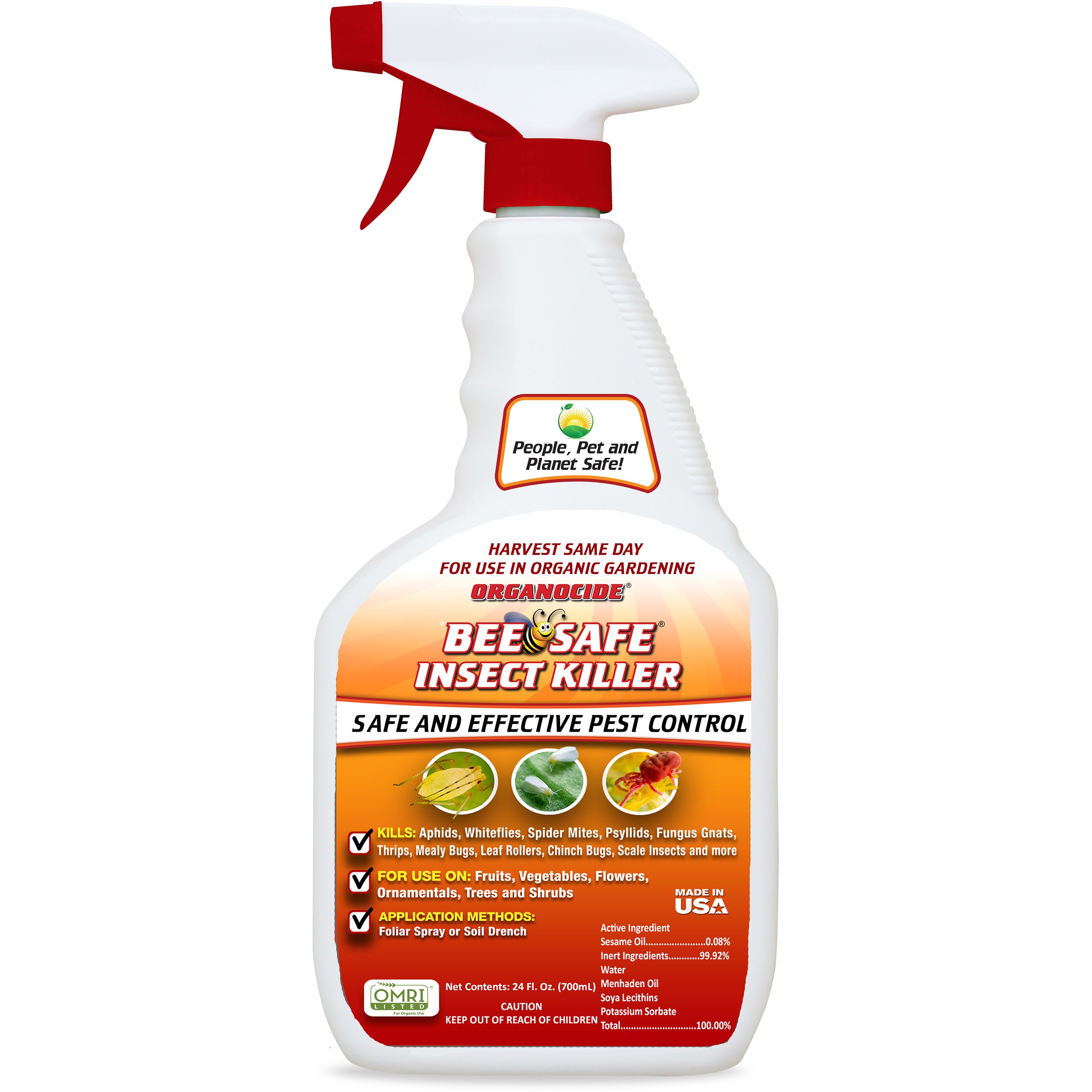 Organocide 24oz Bee Safe Insect Killer Ready To Use — priced per each; minimum 12; multiples of 12