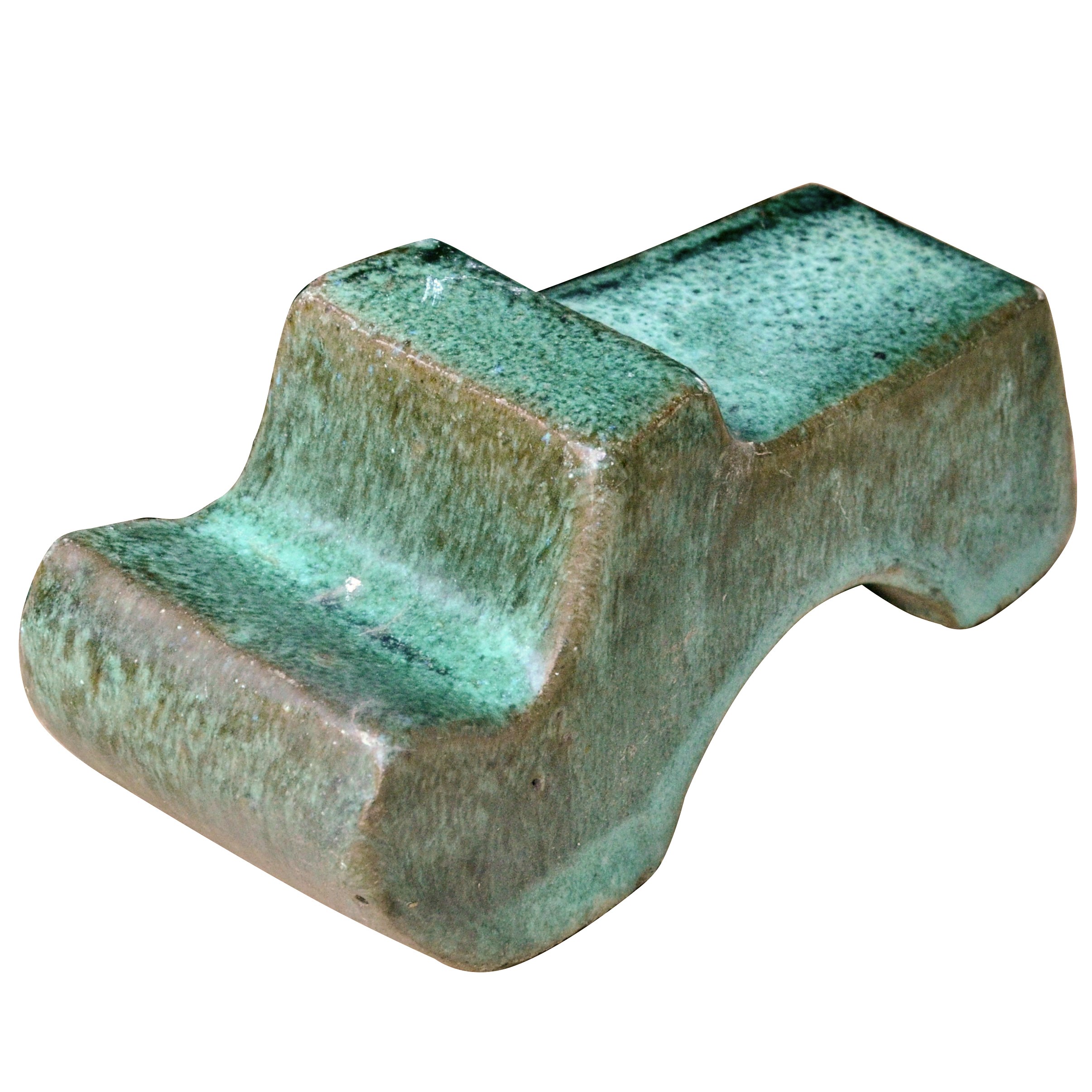 MCarr 3pc Set of Pot Feet Falling Green