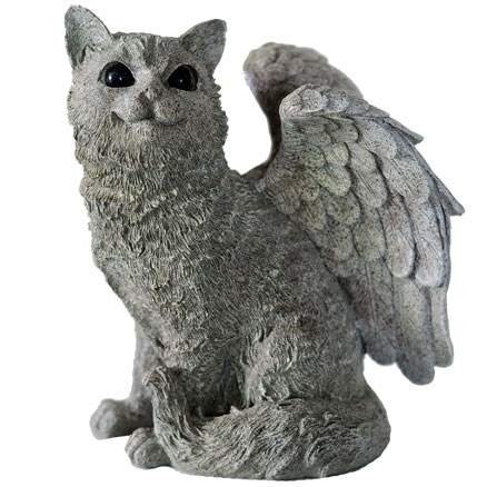 MCarr Stone Guardian Cat Sitting Up — priced per each; minimum 6; multiples of 6
