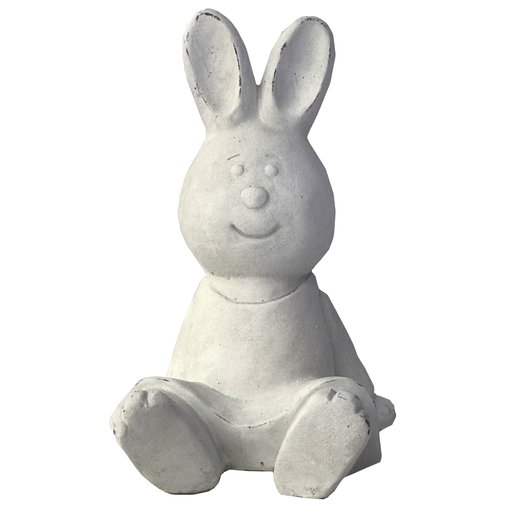 MCarr 9.3" Smiling Rabbit White — priced per each; minimum 6; multiples of 6