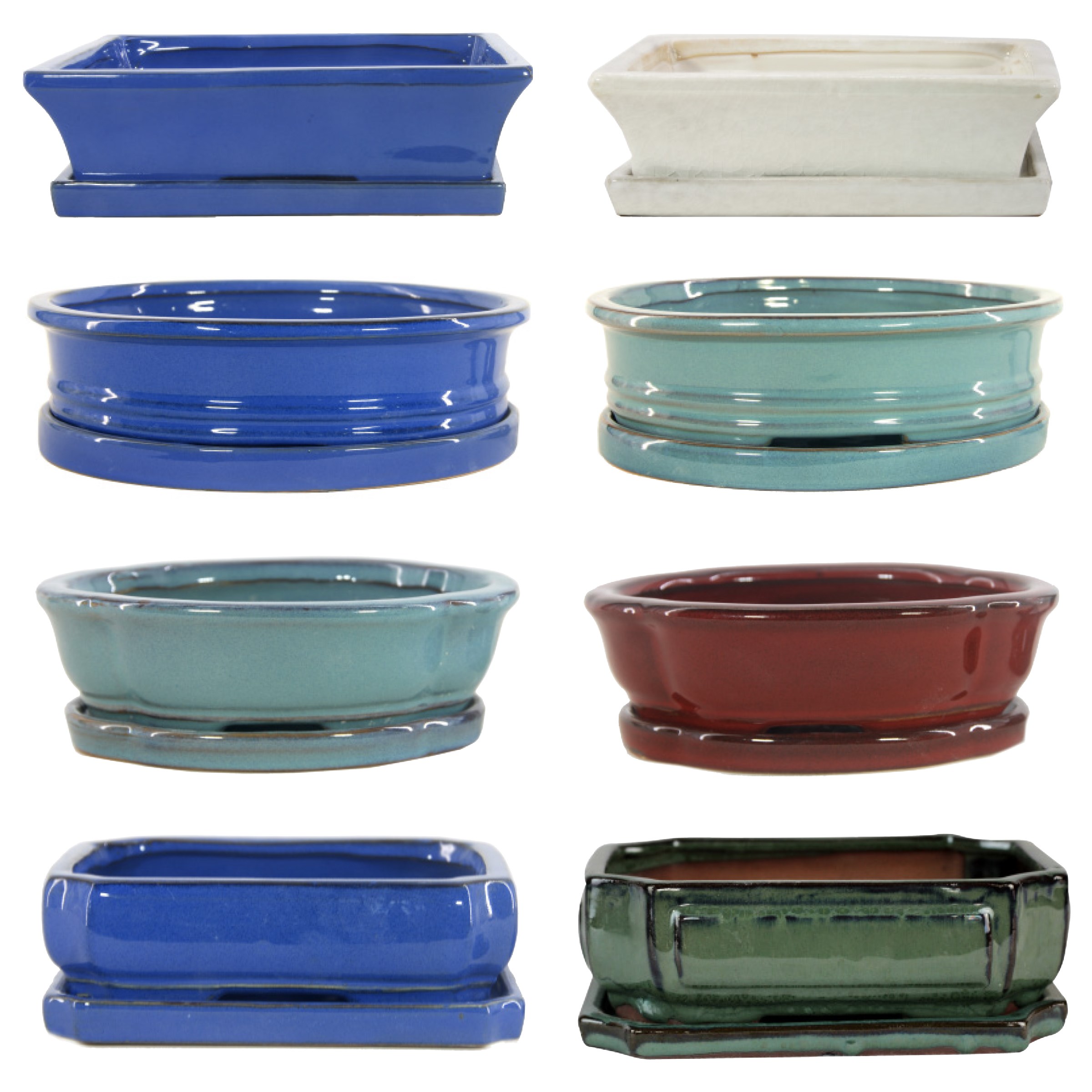 MCarr 18PC 6" Bonsai Pot Mixed Asst