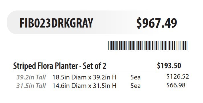 MCarr 10pc Egg Planter Pallet Dark Gray - Image 2