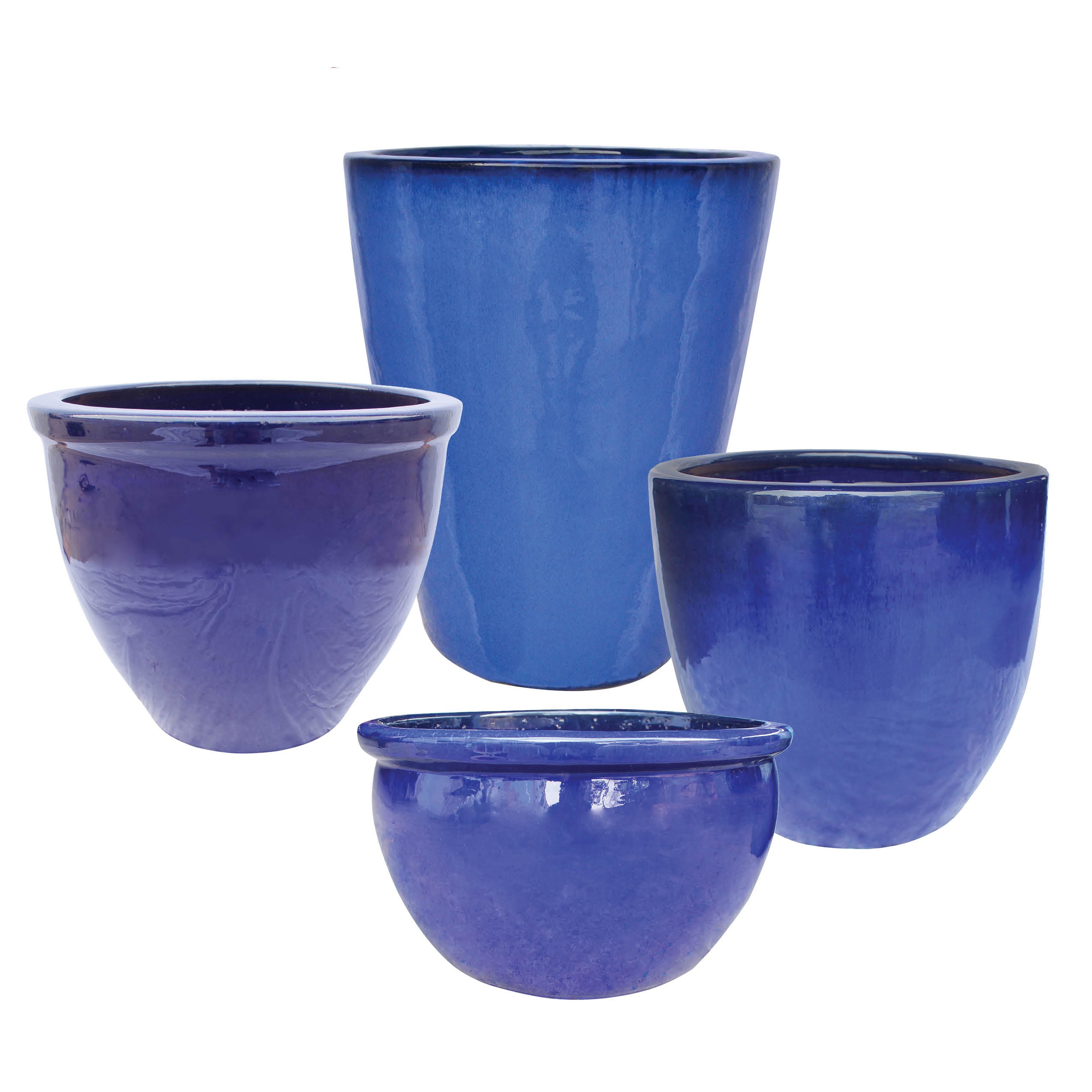 MCarr 26PC Mixed Planter Planter Admiral Blue