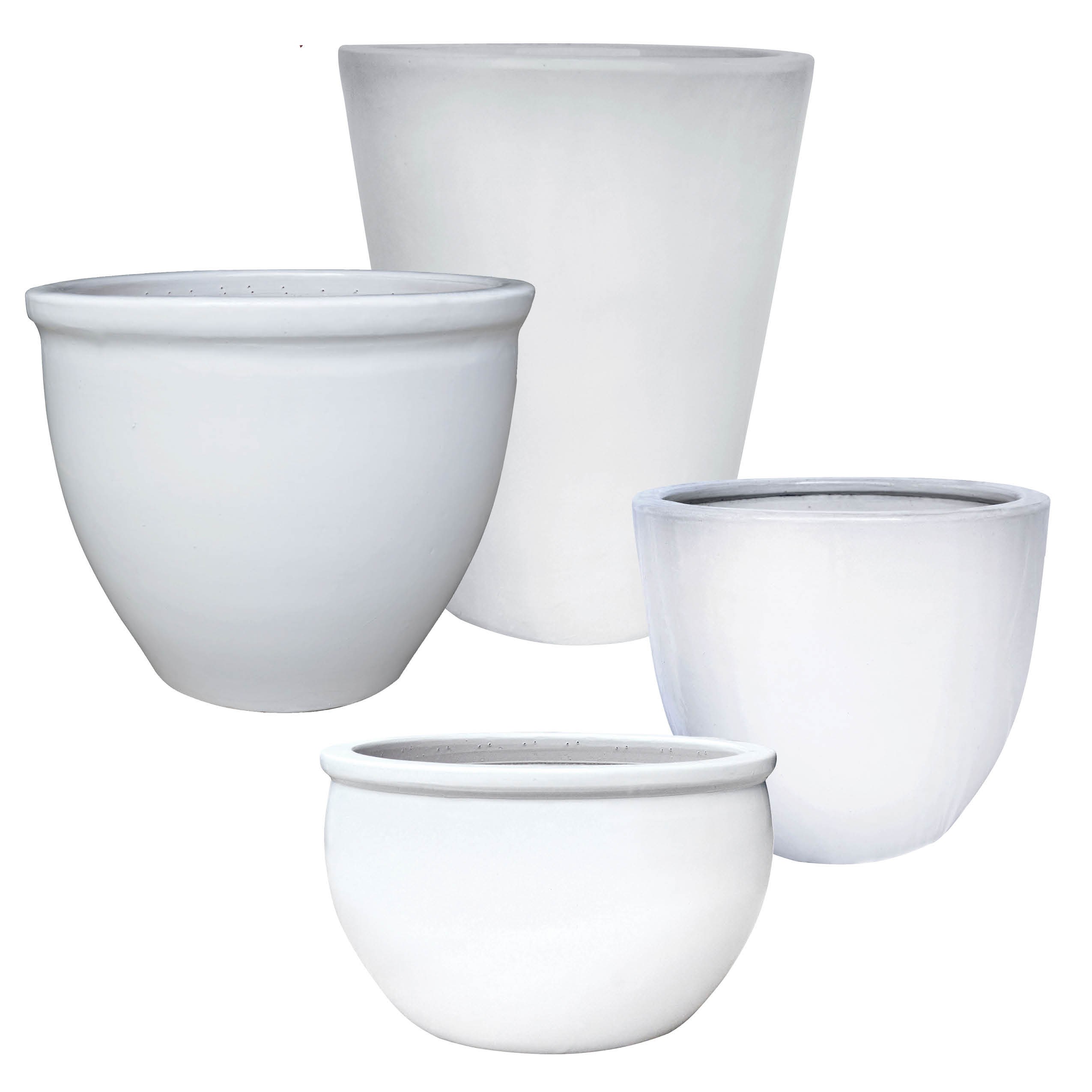MCarr 26pc Mixed Planter Pallet White